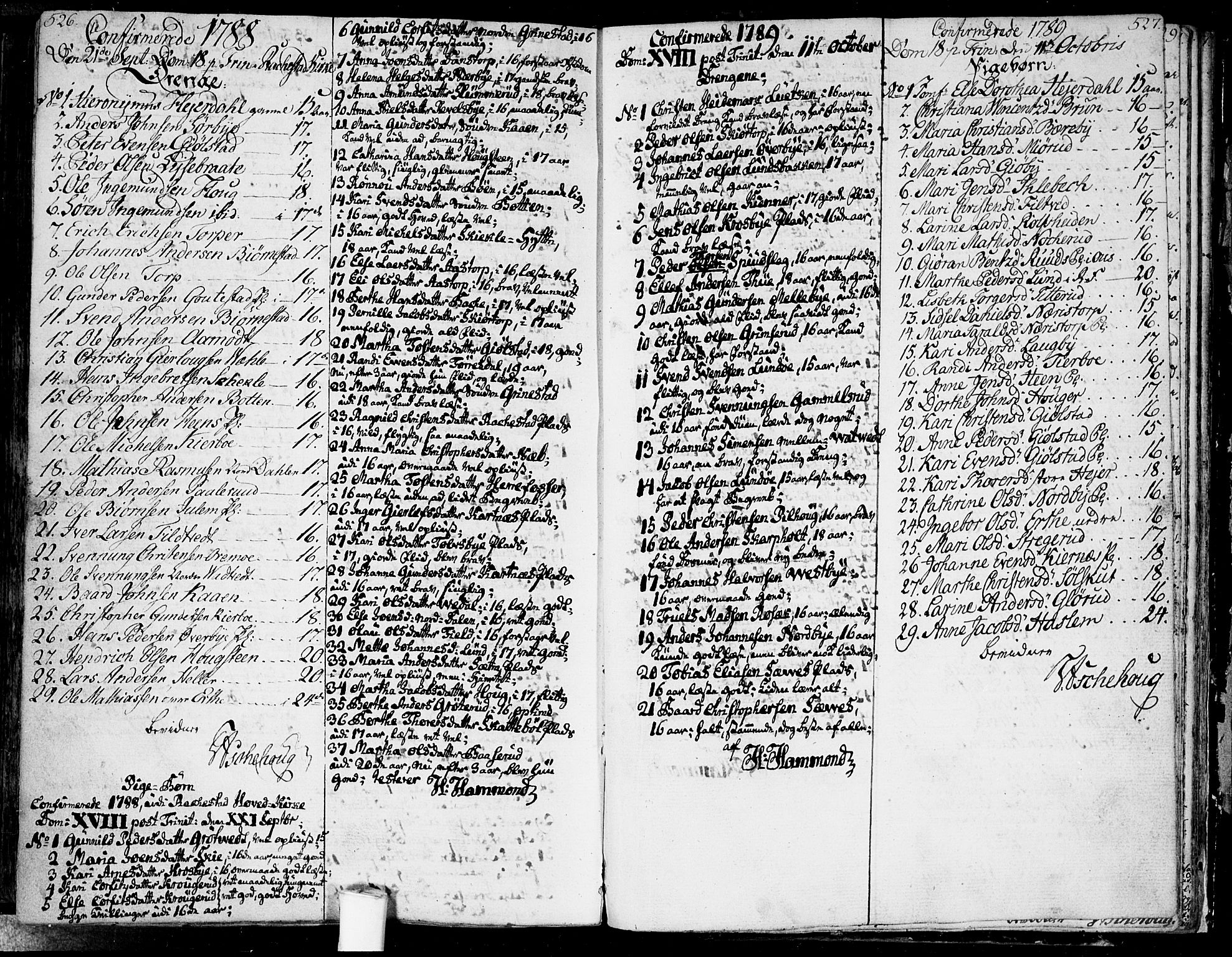 Rakkestad prestekontor Kirkebøker, SAO/A-2008/F/Fa/L0005: Parish register (official) no. I 5, 1784-1814, p. 526-527