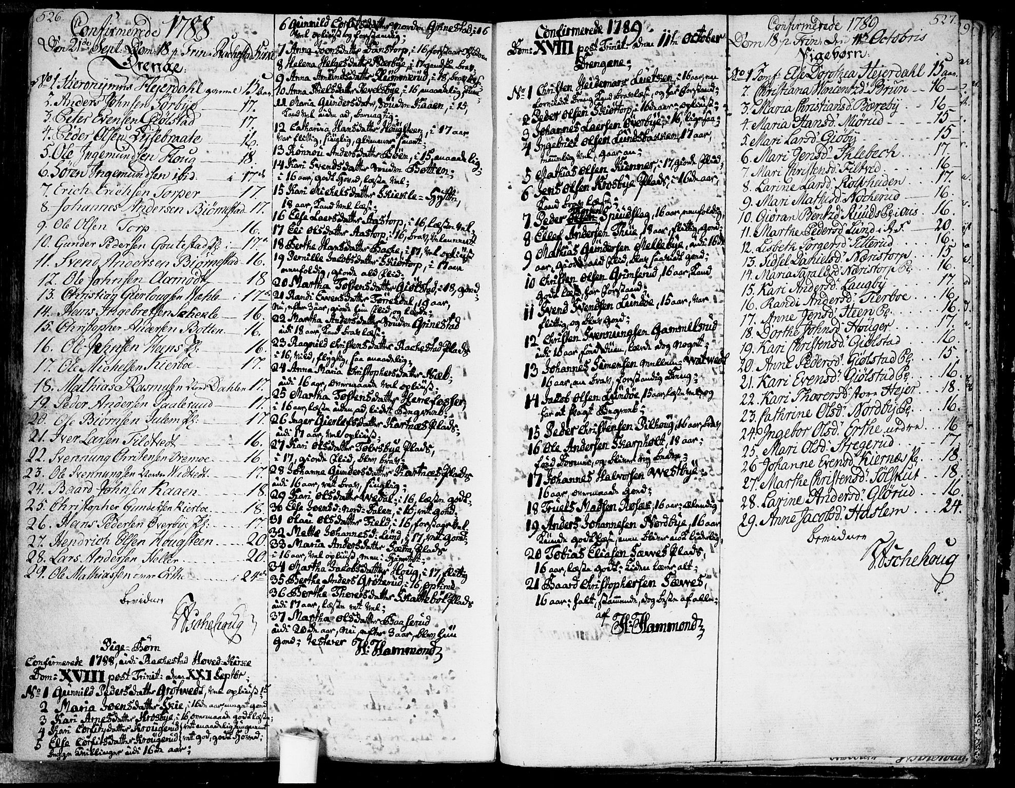 Rakkestad prestekontor Kirkebøker, AV/SAO-A-2008/F/Fa/L0005: Parish register (official) no. I 5, 1784-1814, p. 526-527