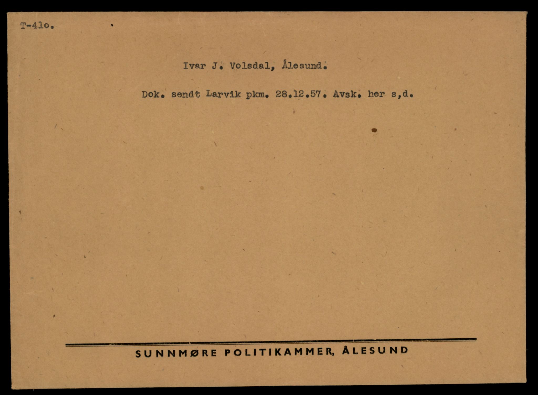 Møre og Romsdal vegkontor - Ålesund trafikkstasjon, SAT/A-4099/F/Fe/L0004: Registreringskort for kjøretøy T 341 - T 442, 1927-1998, p. 1993