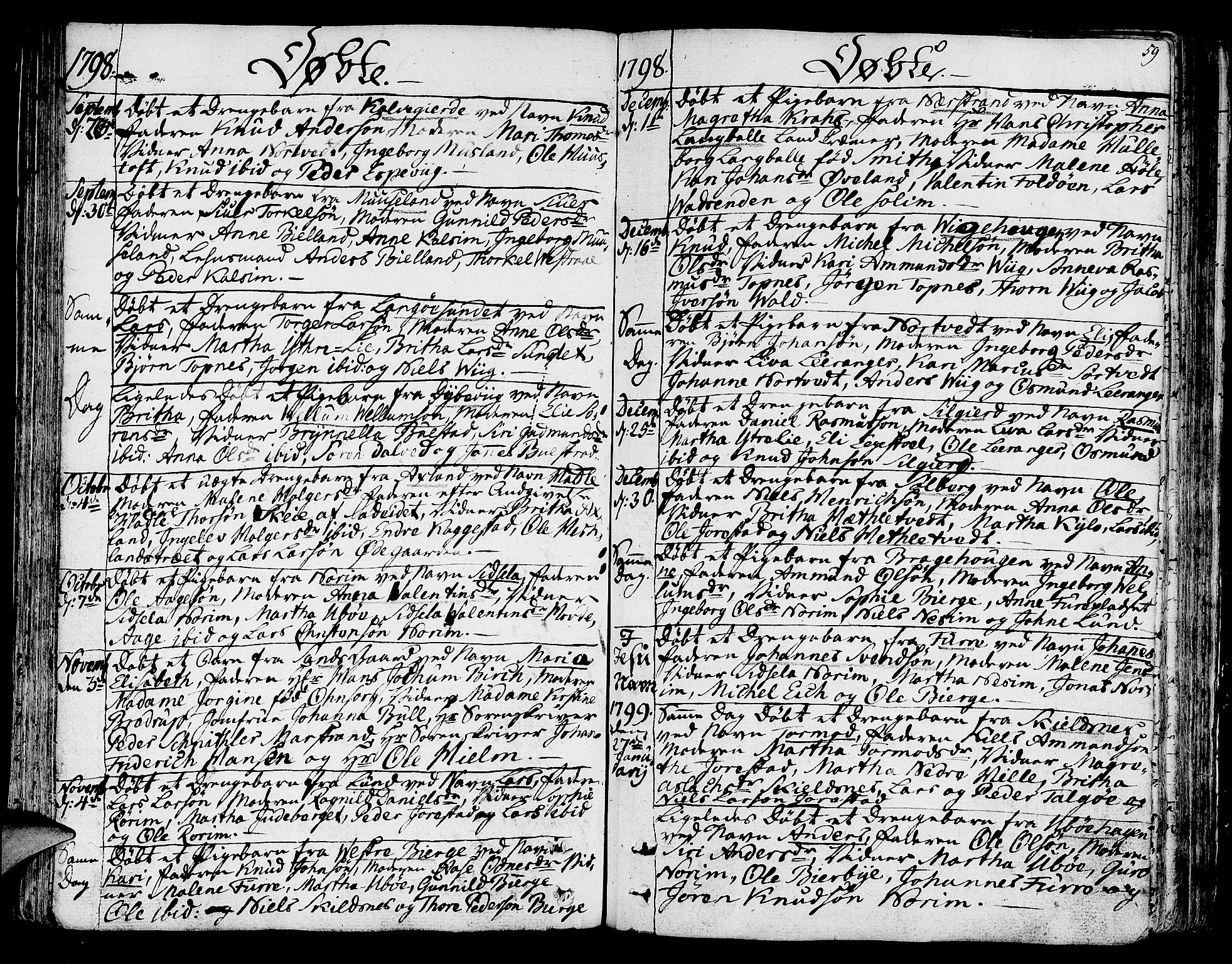 Nedstrand sokneprestkontor, SAST/A-101841/01/IV: Parish register (official) no. A 5, 1795-1816, p. 59