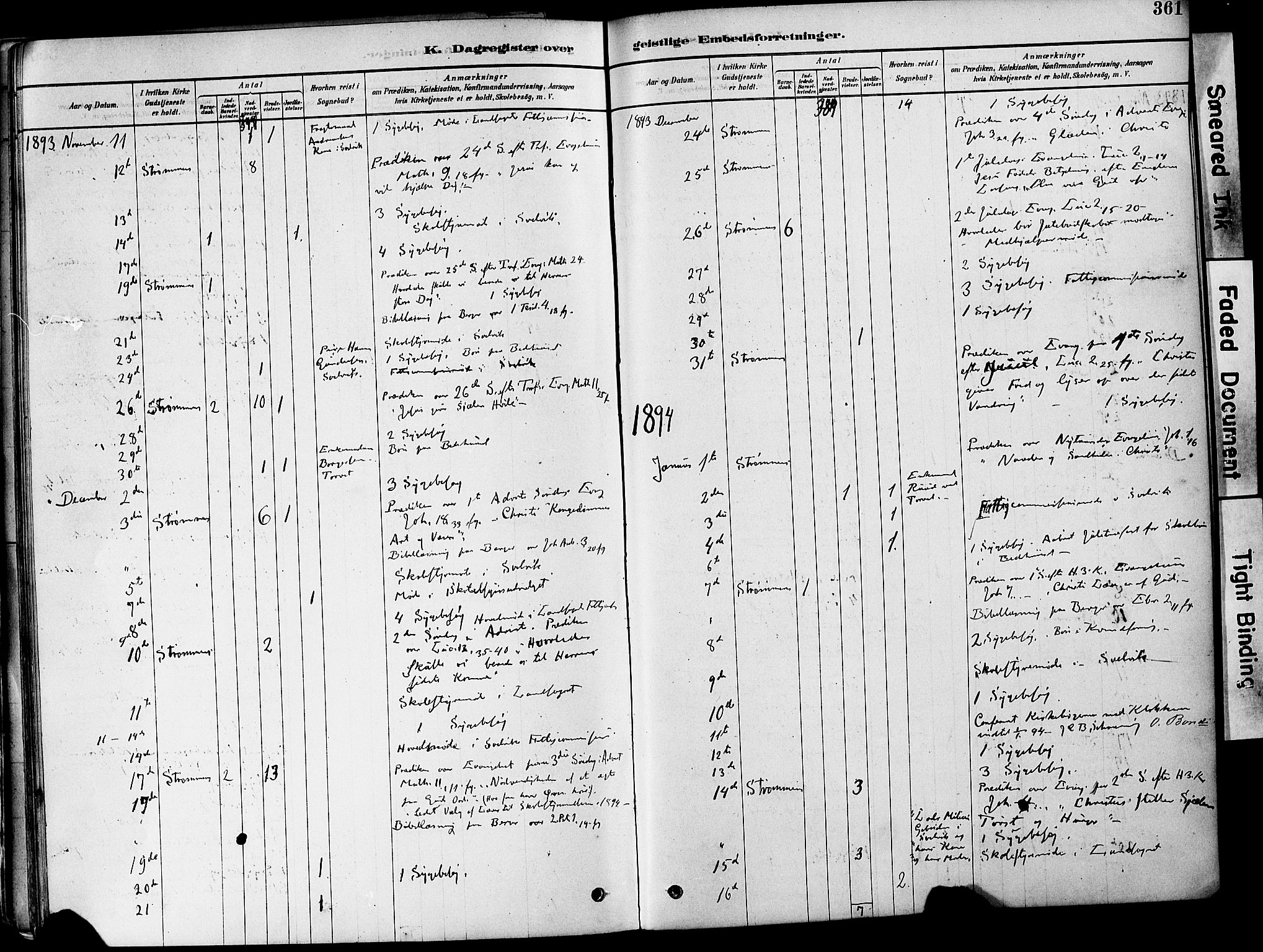 Strømm kirkebøker, AV/SAKO-A-322/F/Fa/L0004: Parish register (official) no. I 4, 1878-1899, p. 361