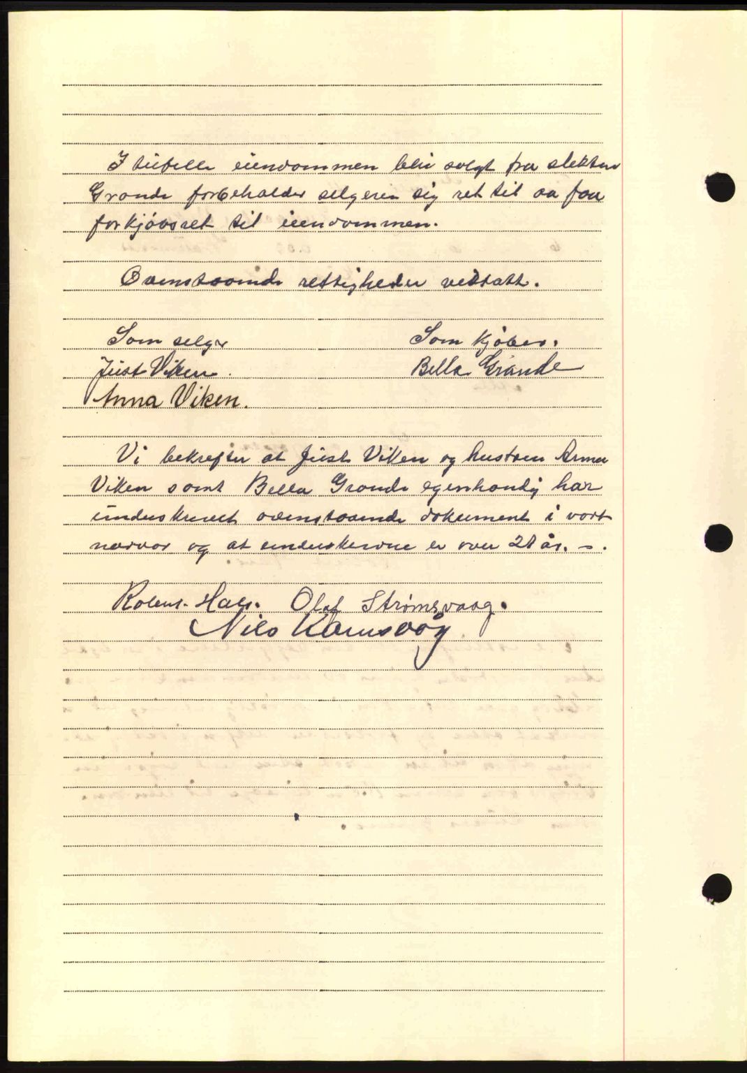 Nordmøre sorenskriveri, SAT/A-4132/1/2/2Ca: Mortgage book no. A90, 1941-1941, Diary no: : 1217/1941