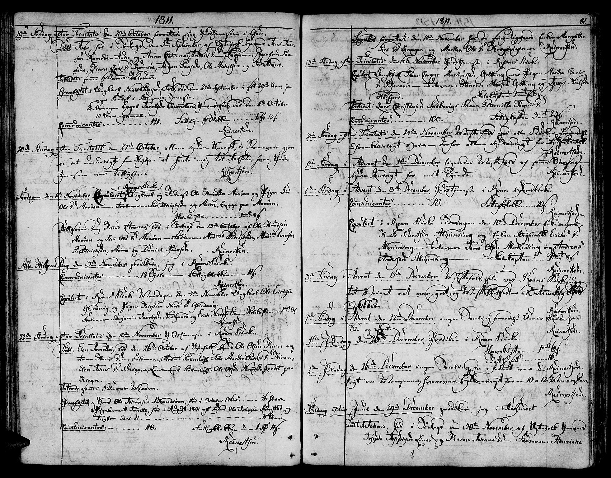 Ministerialprotokoller, klokkerbøker og fødselsregistre - Sør-Trøndelag, SAT/A-1456/657/L0701: Parish register (official) no. 657A02, 1802-1831, p. 81