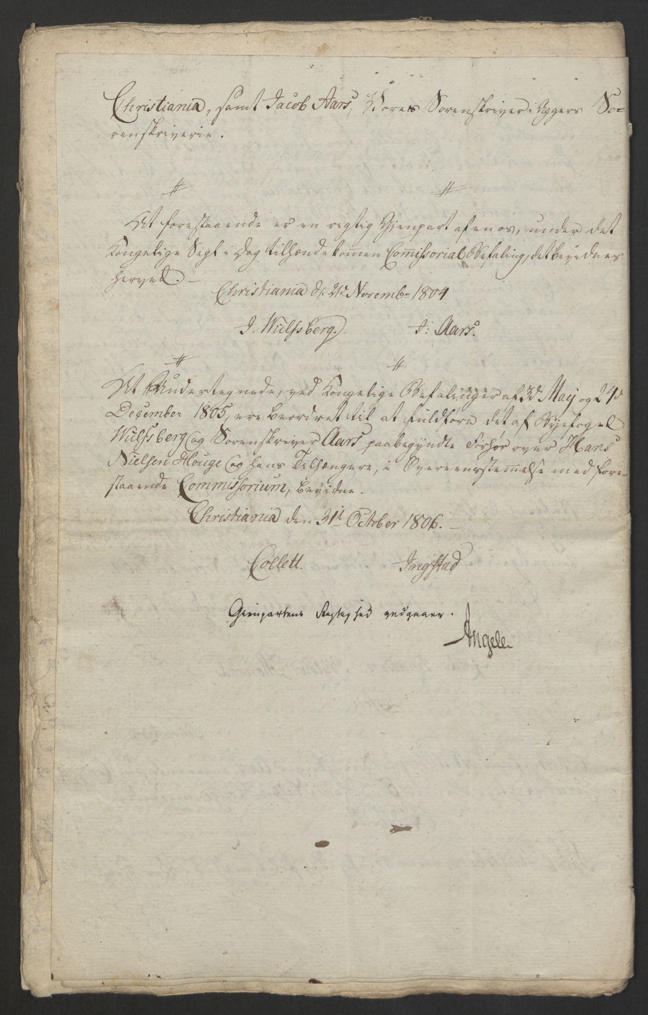 Justisdepartementet, Kommisjon i saken mot Hans Nielsen Hauge 1804, RA/S-1151/D/L0005: Hans Nielsen Hauges sak, 1813, p. 146