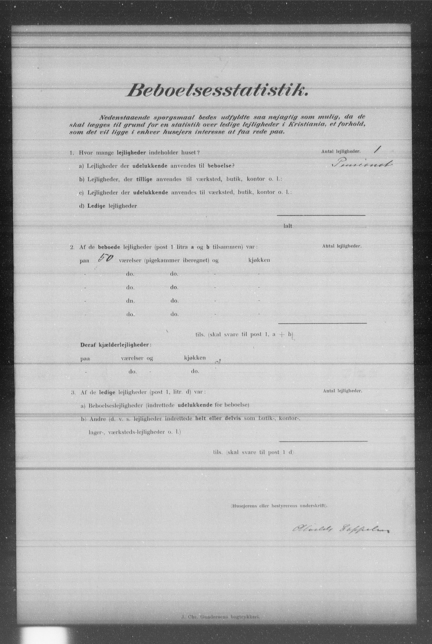 OBA, Municipal Census 1902 for Kristiania, 1902, p. 2556