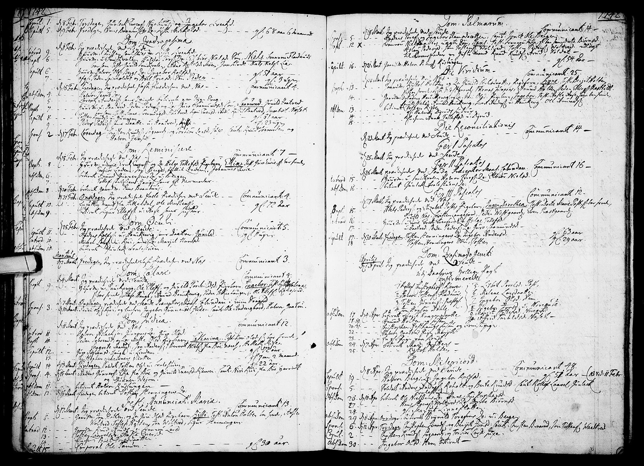 Sauherad kirkebøker, SAKO/A-298/F/Fa/L0003: Parish register (official) no. I 3, 1722-1766