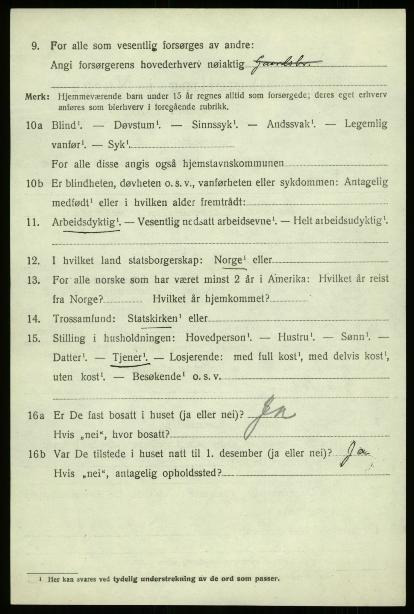 SAB, 1920 census for Luster, 1920, p. 5775