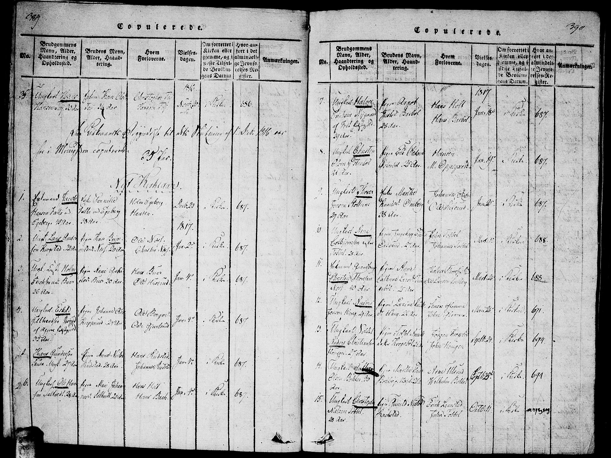 Enebakk prestekontor Kirkebøker, SAO/A-10171c/F/Fa/L0005: Parish register (official) no. I 5, 1790-1825, p. 389-390