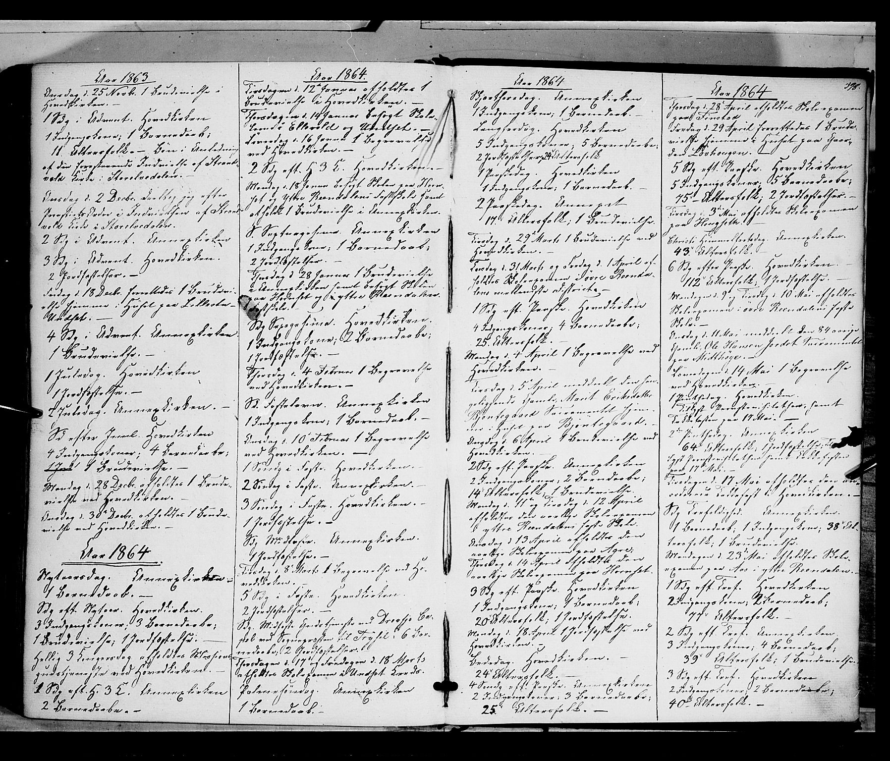 Rendalen prestekontor, AV/SAH-PREST-054/H/Ha/Haa/L0005: Parish register (official) no. 5, 1853-1866, p. 398