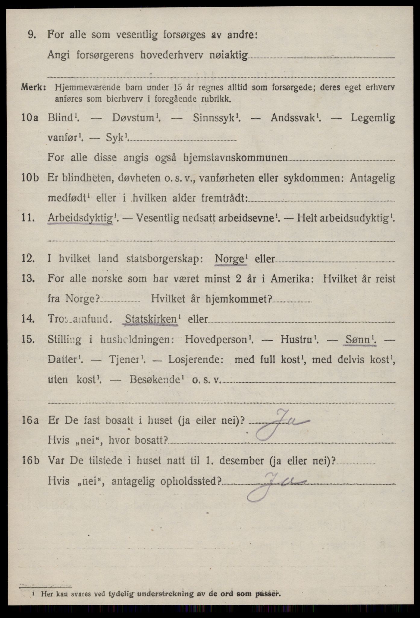 SAT, 1920 census for Eresfjord og Vistdal, 1920, p. 1970