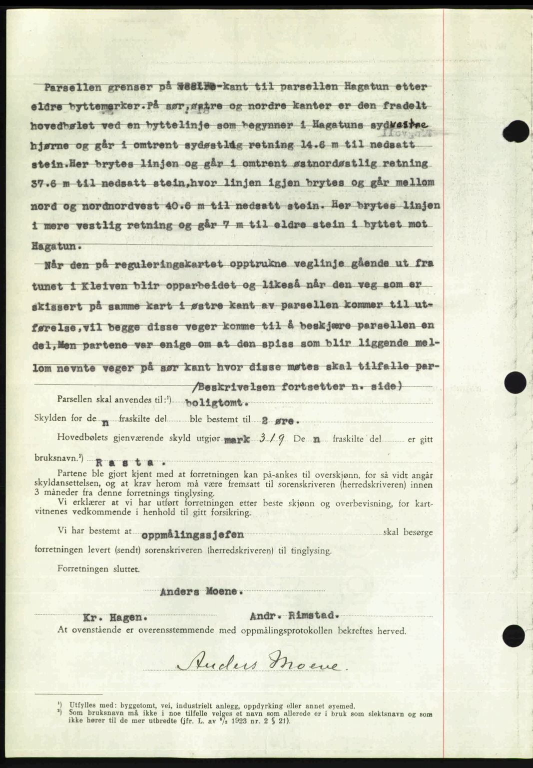 Nordmøre sorenskriveri, AV/SAT-A-4132/1/2/2Ca: Mortgage book no. A116, 1950-1950, Diary no: : 3685/1950