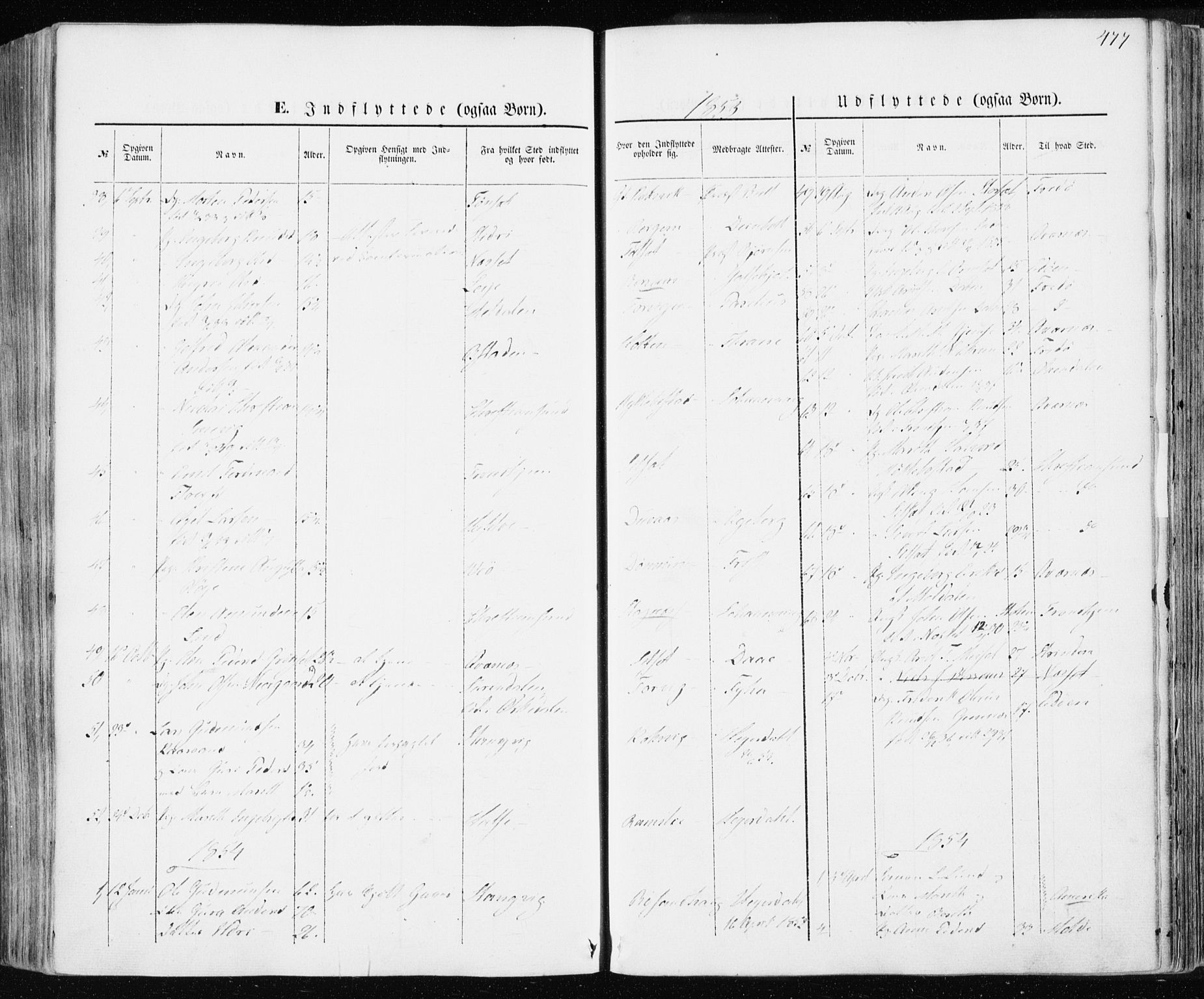 Ministerialprotokoller, klokkerbøker og fødselsregistre - Møre og Romsdal, SAT/A-1454/586/L0984: Parish register (official) no. 586A10, 1844-1856, p. 477