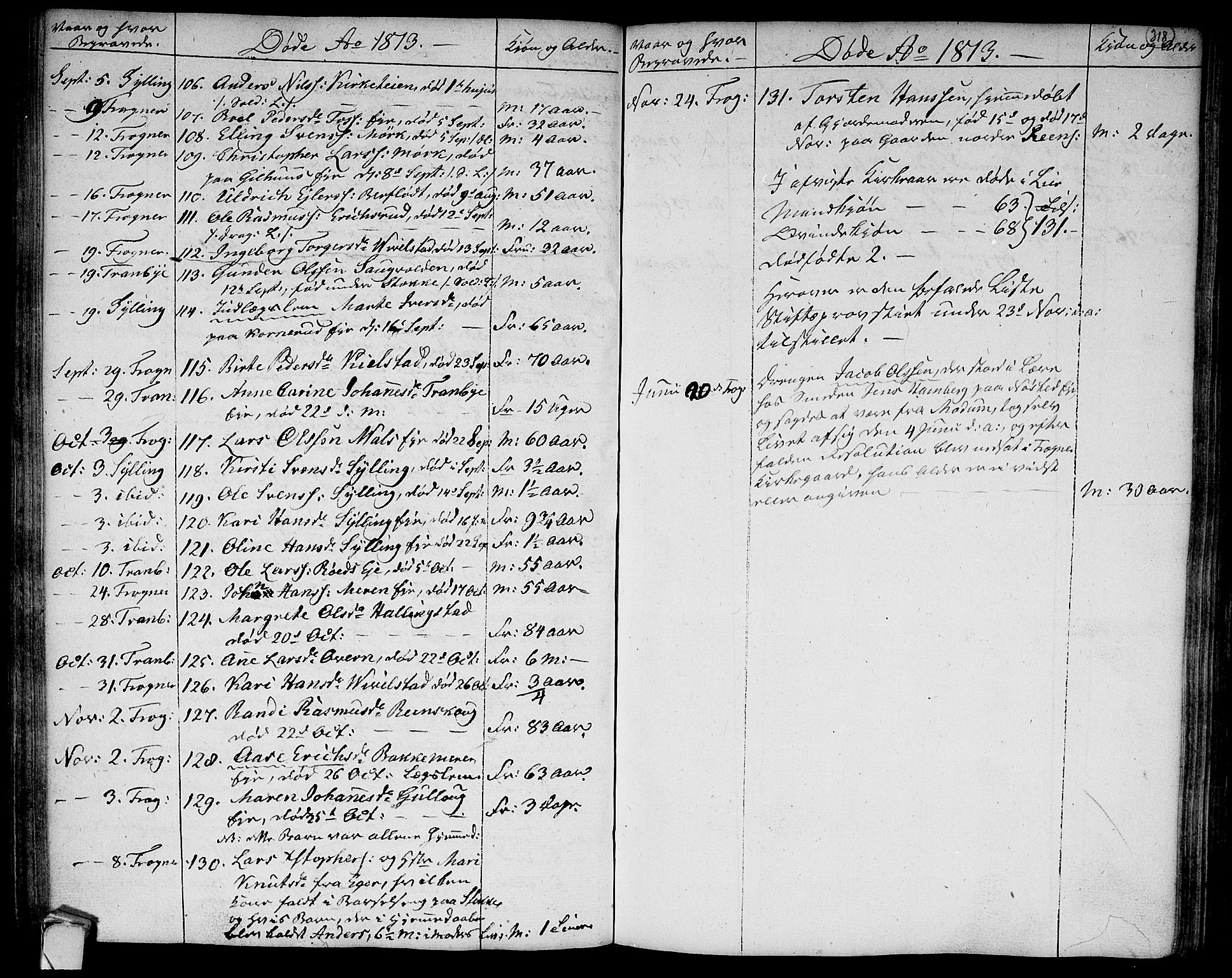 Lier kirkebøker, SAKO/A-230/F/Fa/L0007: Parish register (official) no. I 7, 1794-1813, p. 318