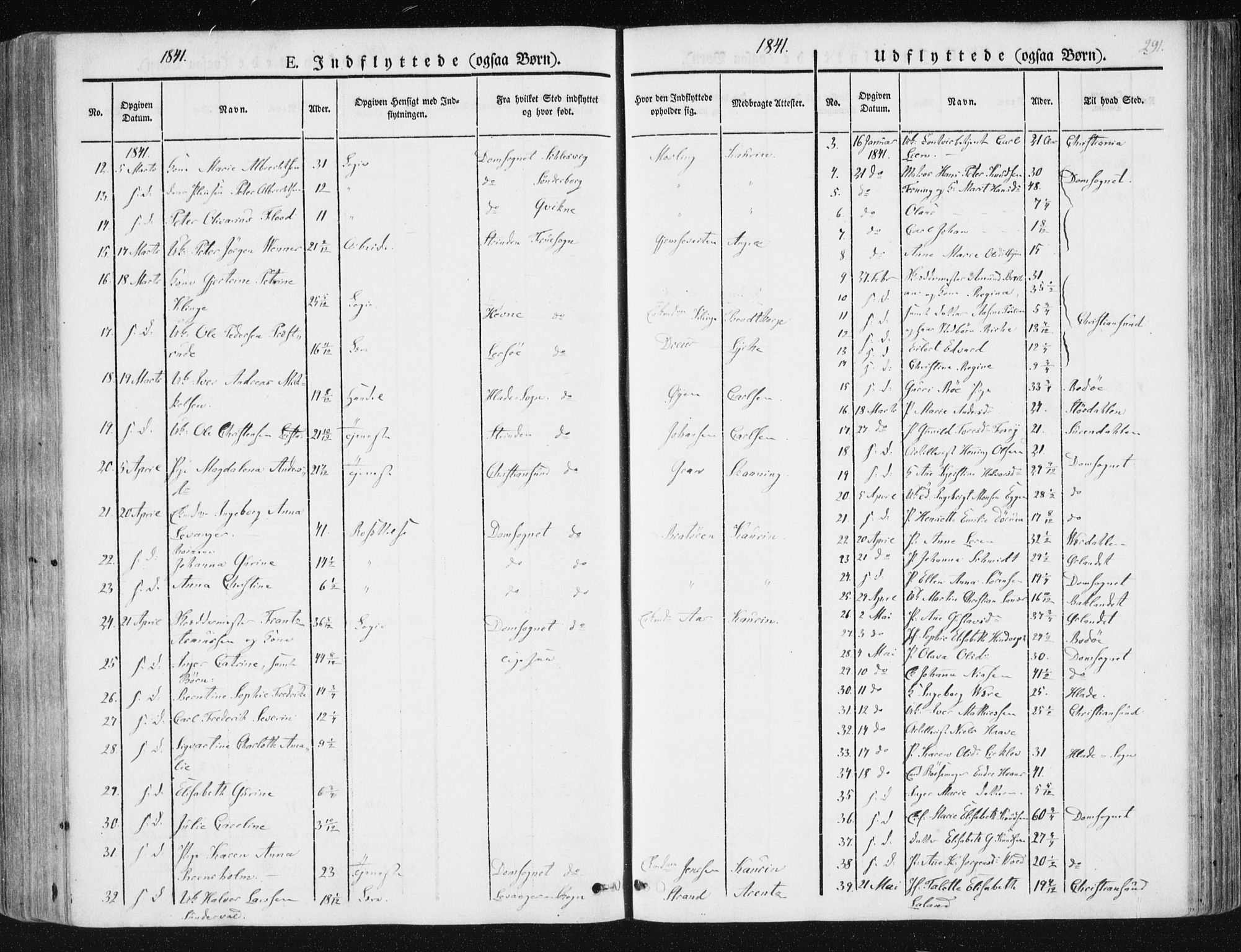 Ministerialprotokoller, klokkerbøker og fødselsregistre - Sør-Trøndelag, SAT/A-1456/602/L0110: Parish register (official) no. 602A08, 1840-1854, p. 291