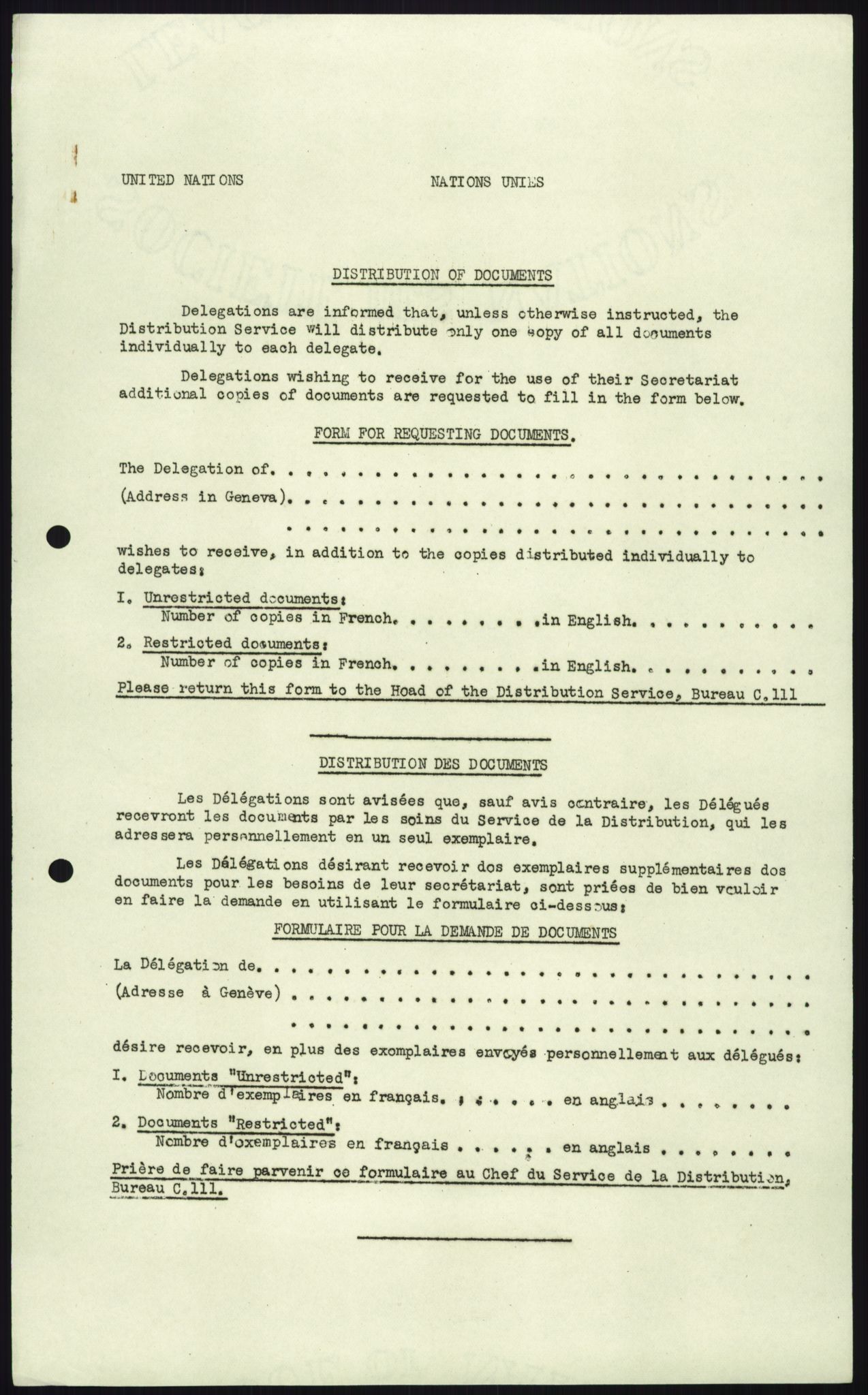 Justisdepartementet, 3. politikontor P3, RA/S-1051/D/L0039: Passforskrifter - Passinstruksen, 1947-1952, p. 756