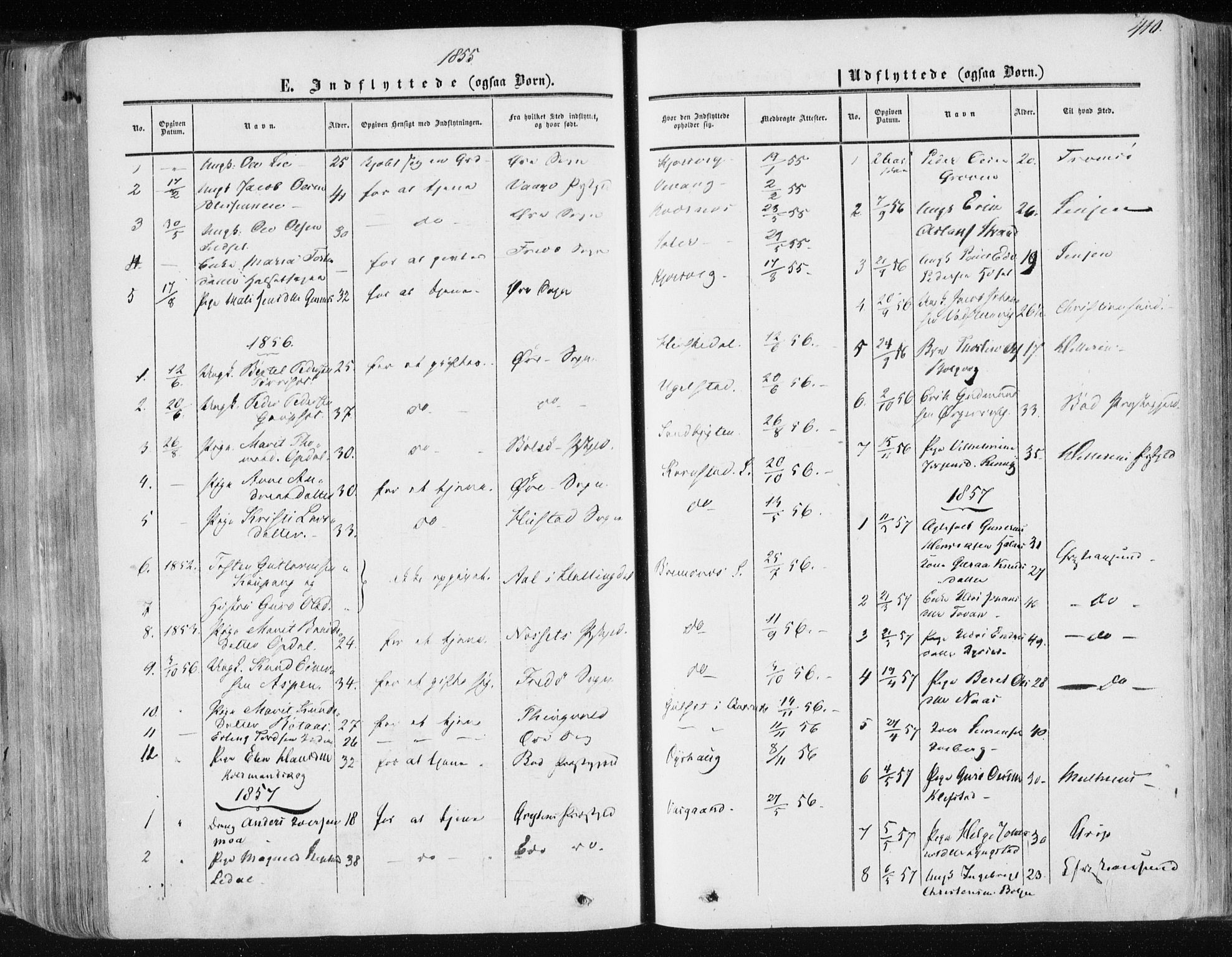 Ministerialprotokoller, klokkerbøker og fødselsregistre - Møre og Romsdal, SAT/A-1454/568/L0804: Parish register (official) no. 568A11, 1854-1868, p. 410