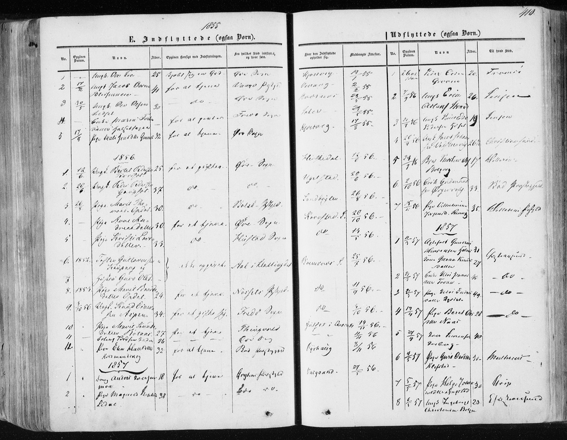 Ministerialprotokoller, klokkerbøker og fødselsregistre - Møre og Romsdal, AV/SAT-A-1454/568/L0804: Parish register (official) no. 568A11, 1854-1868, p. 410