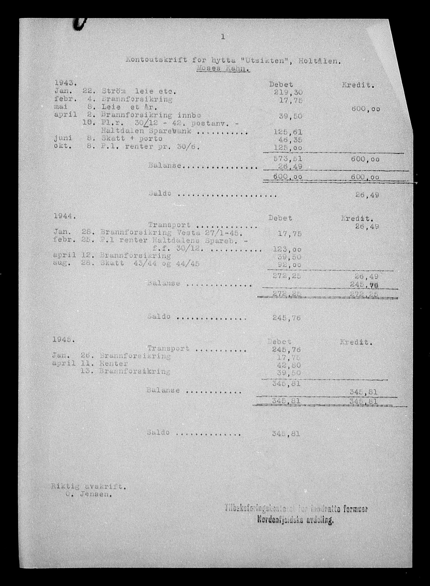 Justisdepartementet, Tilbakeføringskontoret for inndratte formuer, AV/RA-S-1564/H/Hc/Hca/L0900: --, 1945-1947, p. 20