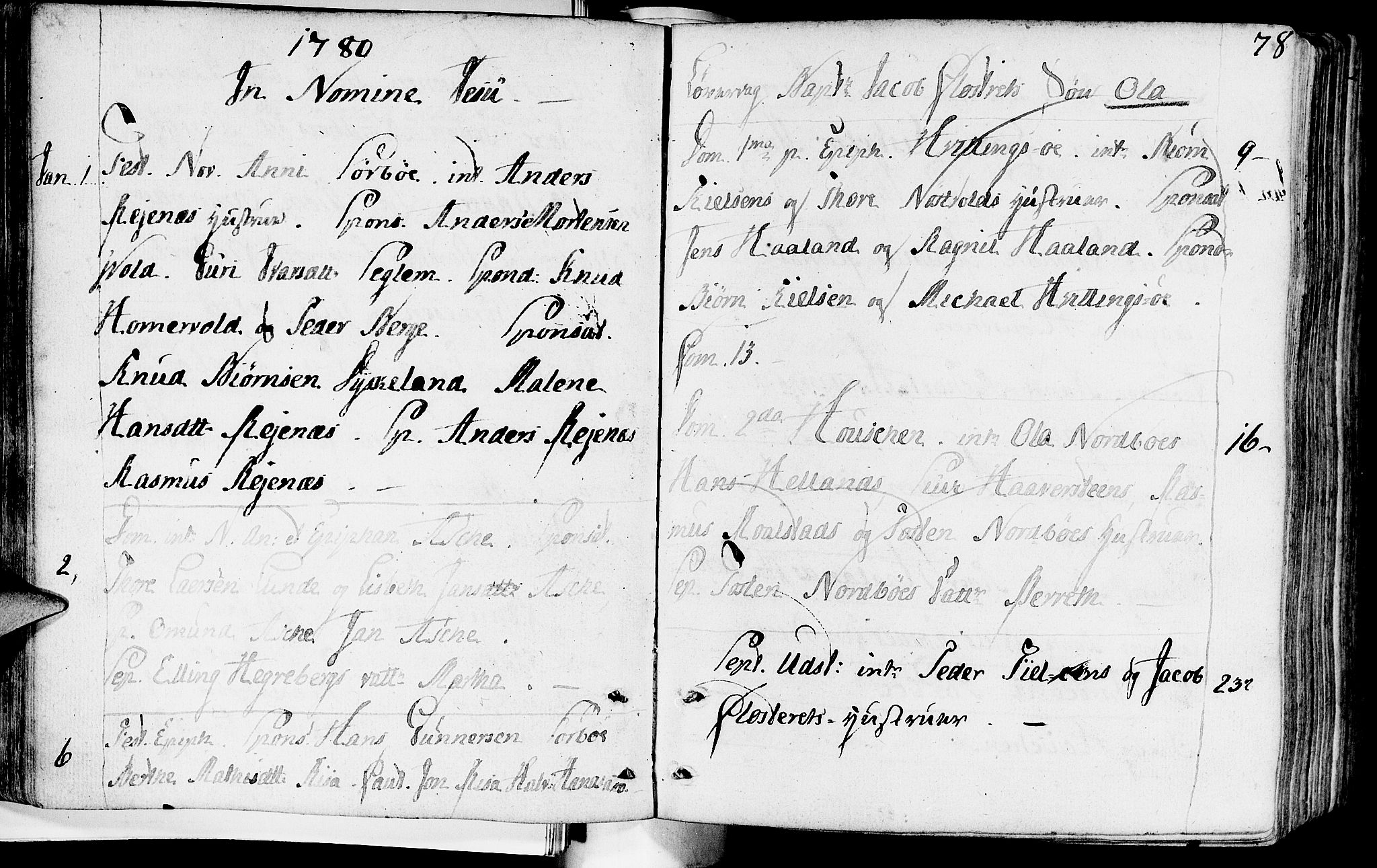 Rennesøy sokneprestkontor, SAST/A -101827/H/Ha/Haa/L0003: Parish register (official) no. A 3, 1772-1815, p. 78
