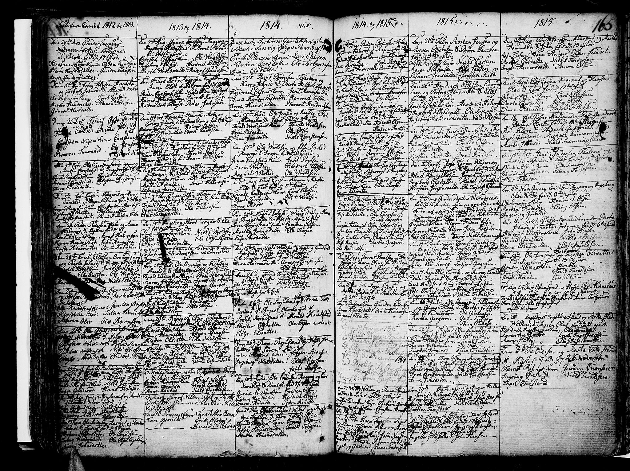 Risør sokneprestkontor, AV/SAK-1111-0035/F/Fb/L0002: Parish register (copy) no. B 2, 1747-1812, p. 165