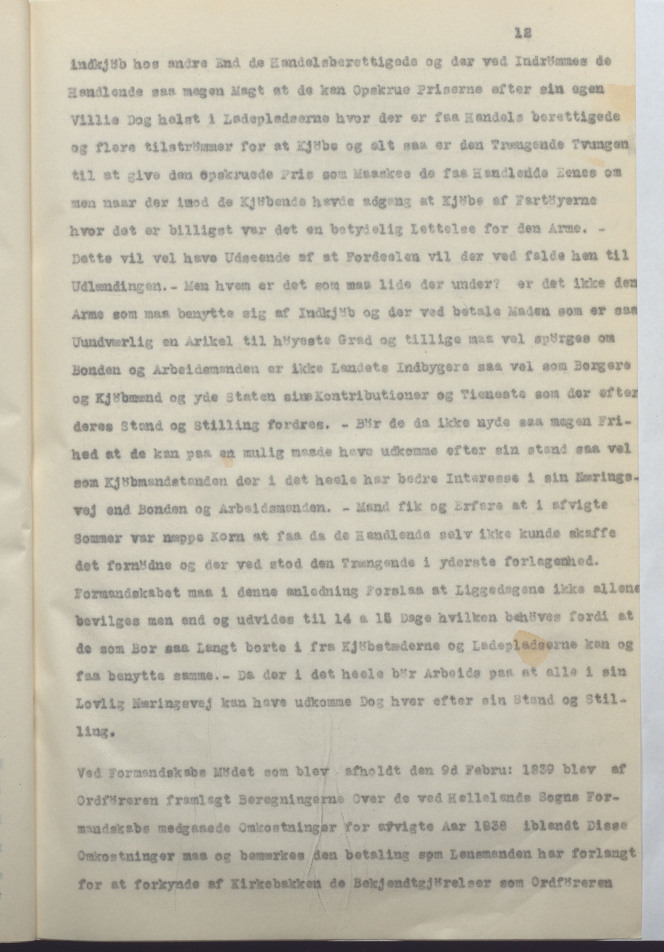 Helleland kommune - Formannskapet, IKAR/K-100479/A/Ab/L0001: Avskrift av møtebok, 1837-1866, p. 12