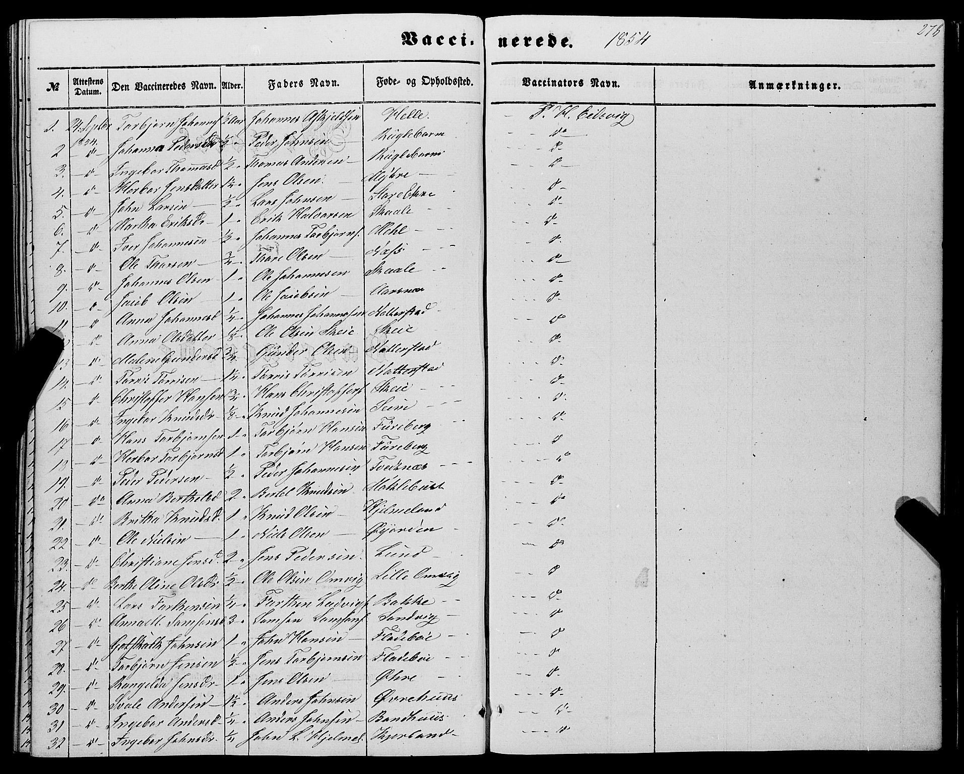 Kvinnherad sokneprestembete, SAB/A-76401/H/Haa: Parish register (official) no. A 8, 1854-1872, p. 278