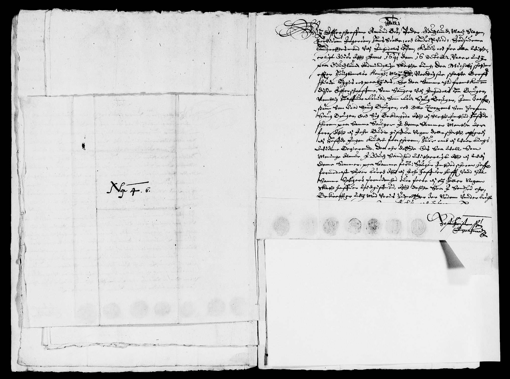 Rentekammeret inntil 1814, Reviderte regnskaper, Lensregnskaper, AV/RA-EA-5023/R/Rb/Rbg/L0005: Verne kloster len, 1639-1642