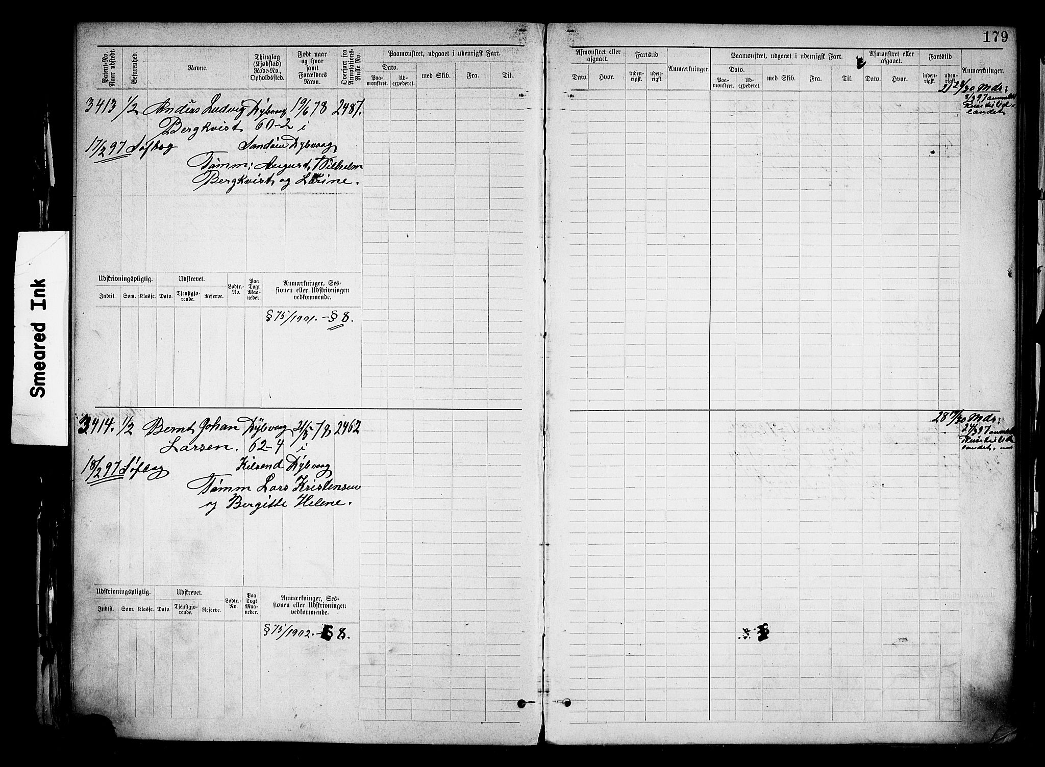 Tvedestrand mønstringskrets, AV/SAK-2031-0011/F/Fb/L0019: Hovedrulle nr 3057-3818, U-35, 1892-1906, p. 183