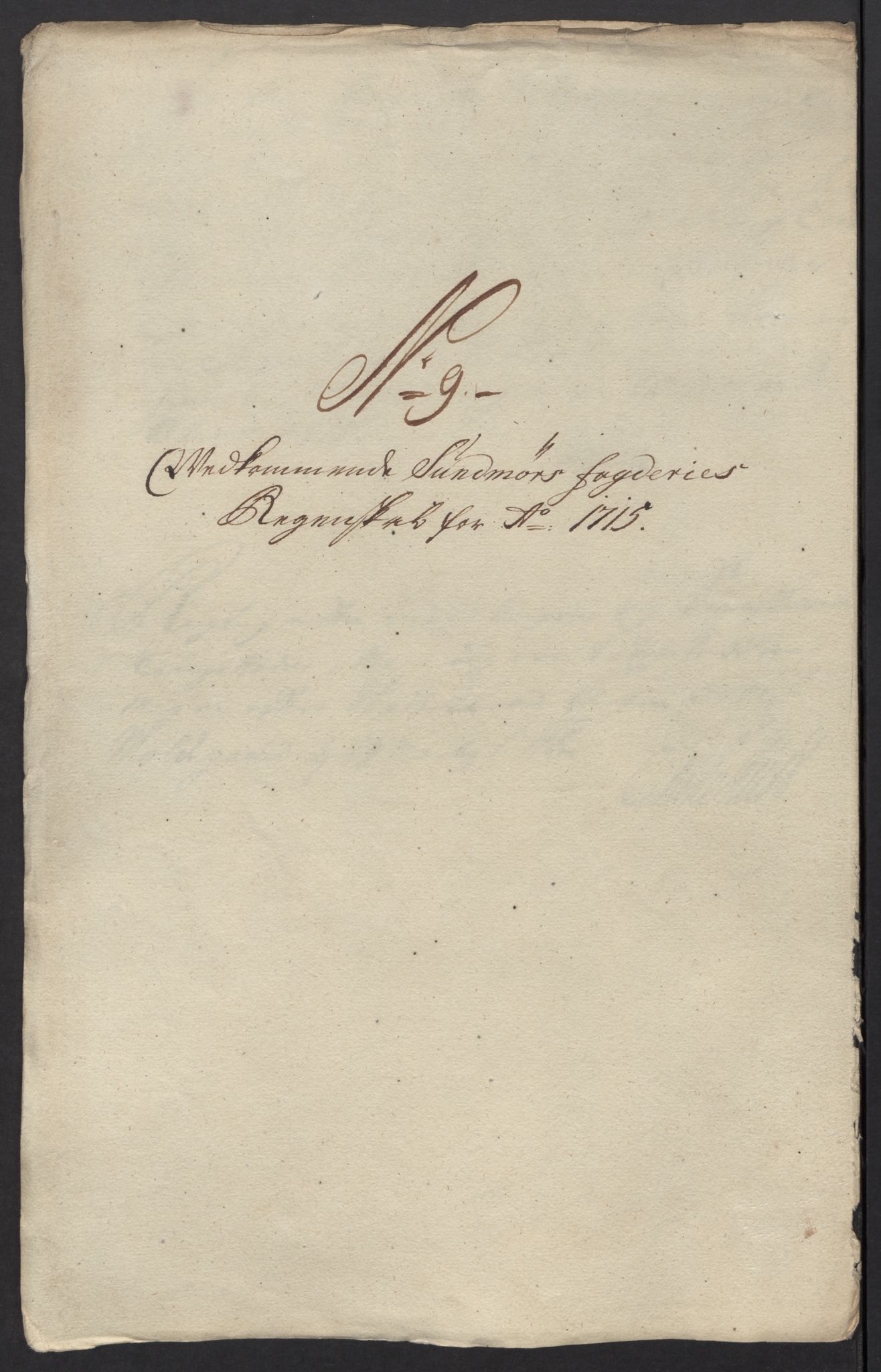 Rentekammeret inntil 1814, Reviderte regnskaper, Fogderegnskap, AV/RA-EA-4092/R54/L3567: Fogderegnskap Sunnmøre, 1715, p. 176