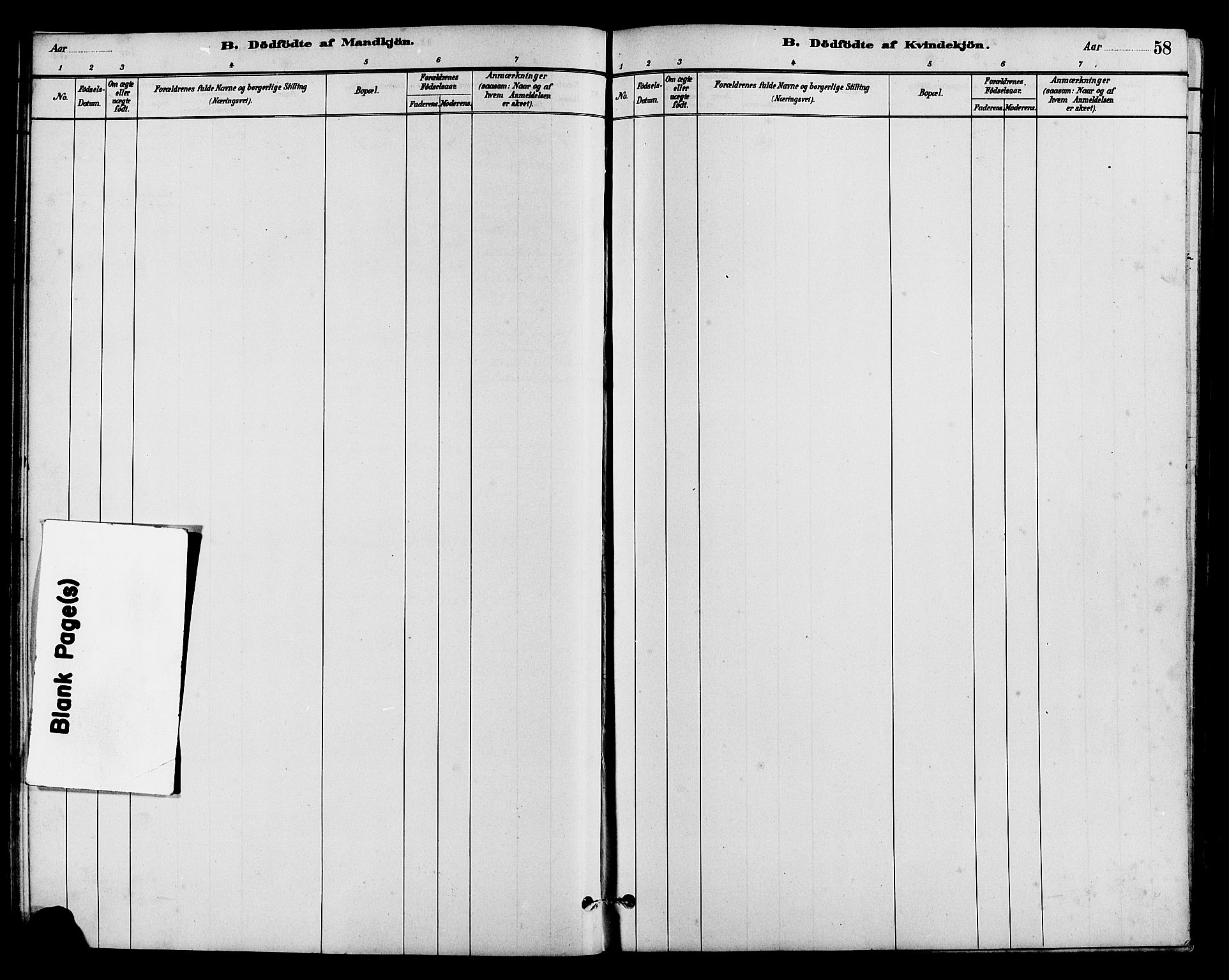 Vestre Slidre prestekontor, SAH/PREST-136/H/Ha/Hab/L0005: Parish register (copy) no. 5, 1881-1913, p. 58