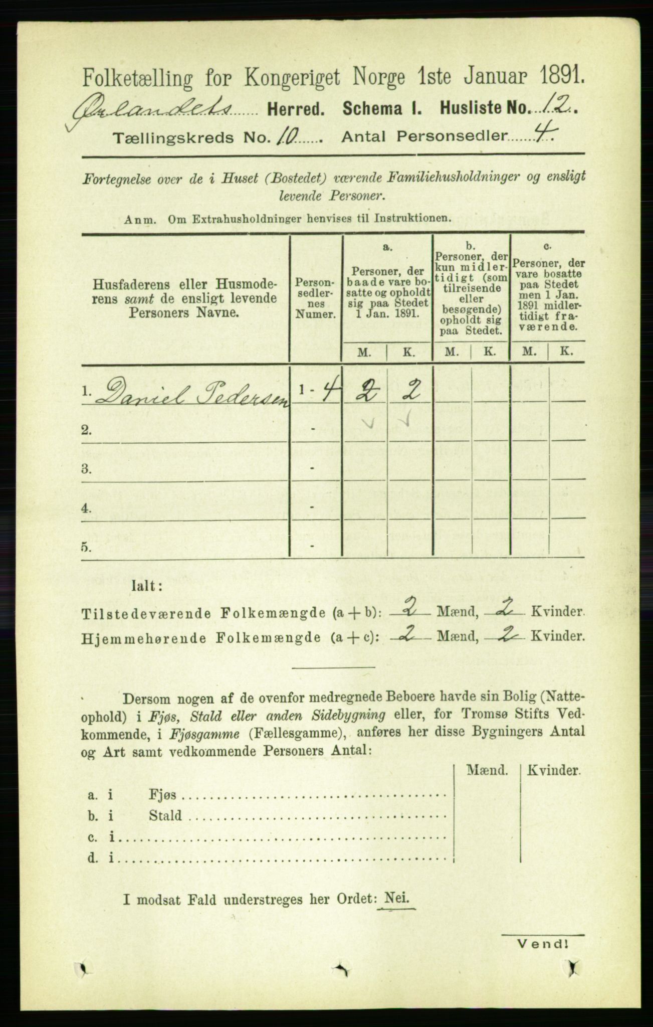 RA, 1891 census for 1621 Ørland, 1891, p. 4114