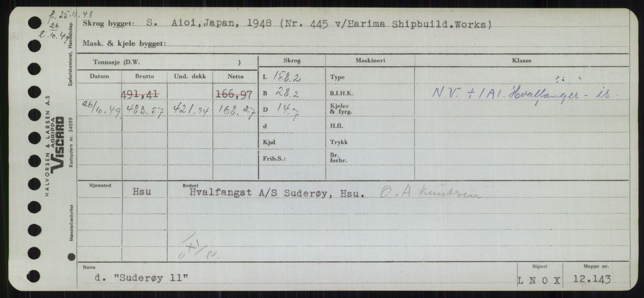 Sjøfartsdirektoratet med forløpere, Skipsmålingen, AV/RA-S-1627/H/Hb/L0004: Fartøy, O-S, p. 483