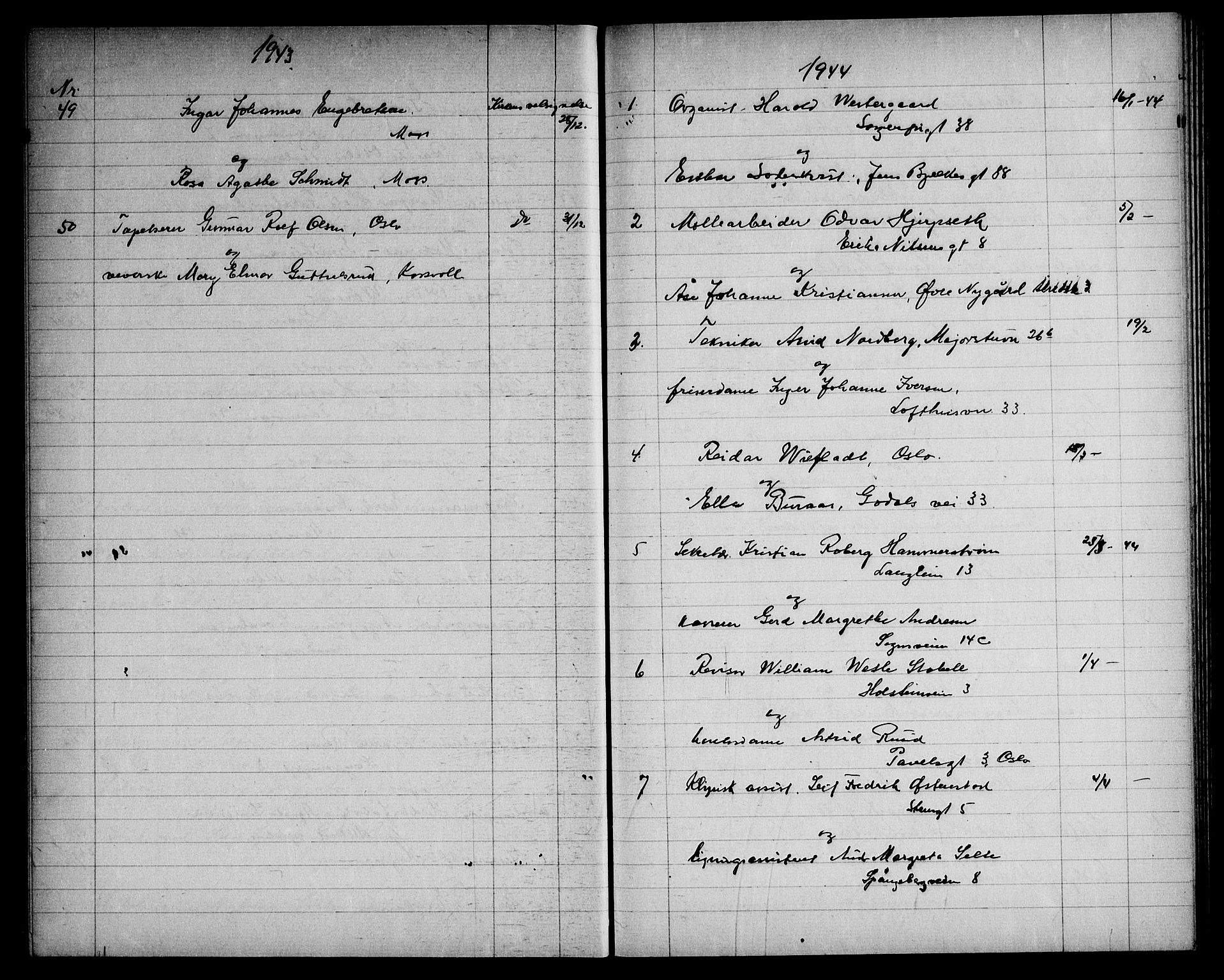 Vestre Aker prestekontor Kirkebøker, AV/SAO-A-10025/G/Ga/L0009: Parish register (copy) no. I 9, 1924-1950