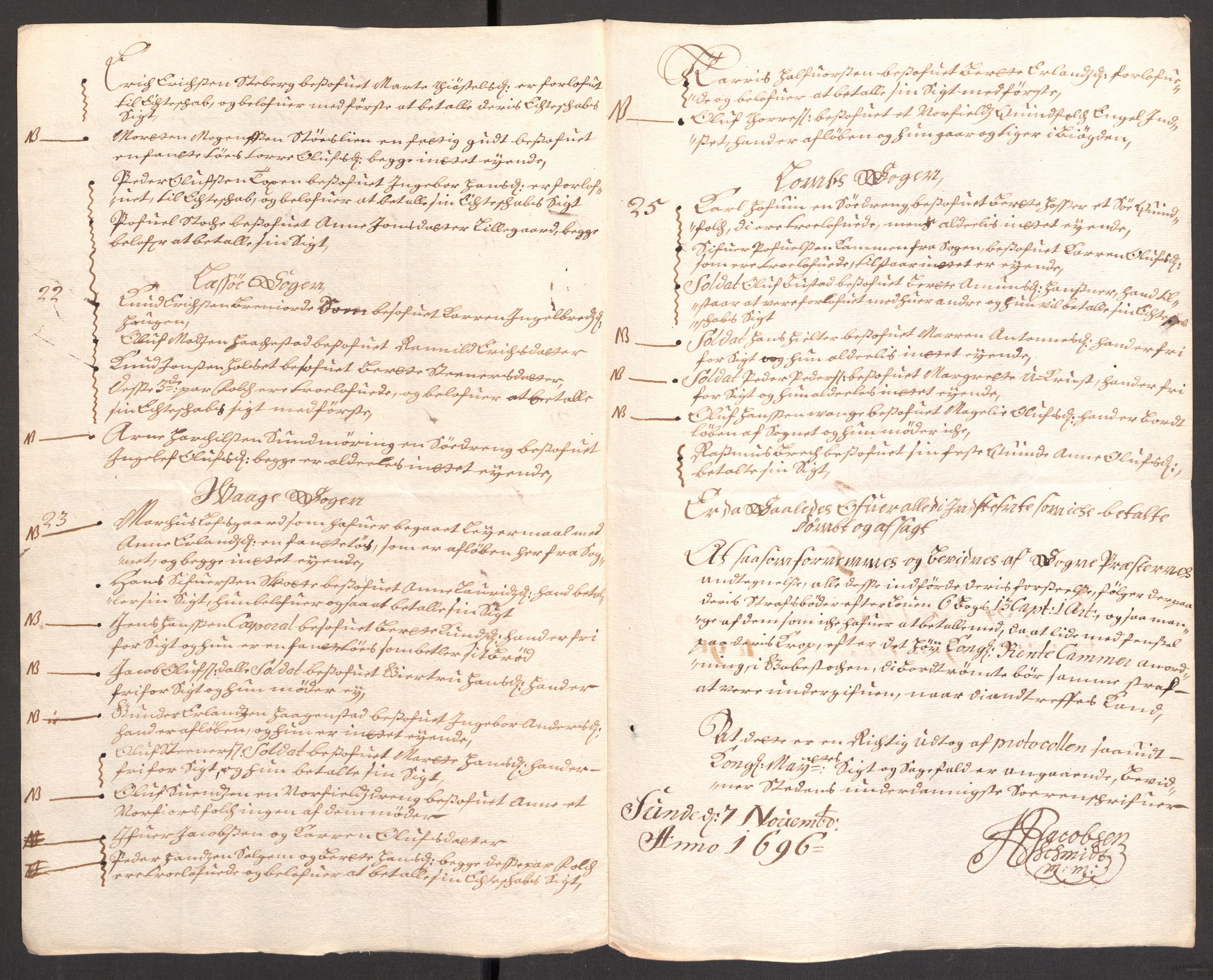 Rentekammeret inntil 1814, Reviderte regnskaper, Fogderegnskap, RA/EA-4092/R17/L1170: Fogderegnskap Gudbrandsdal, 1696-1697, p. 49