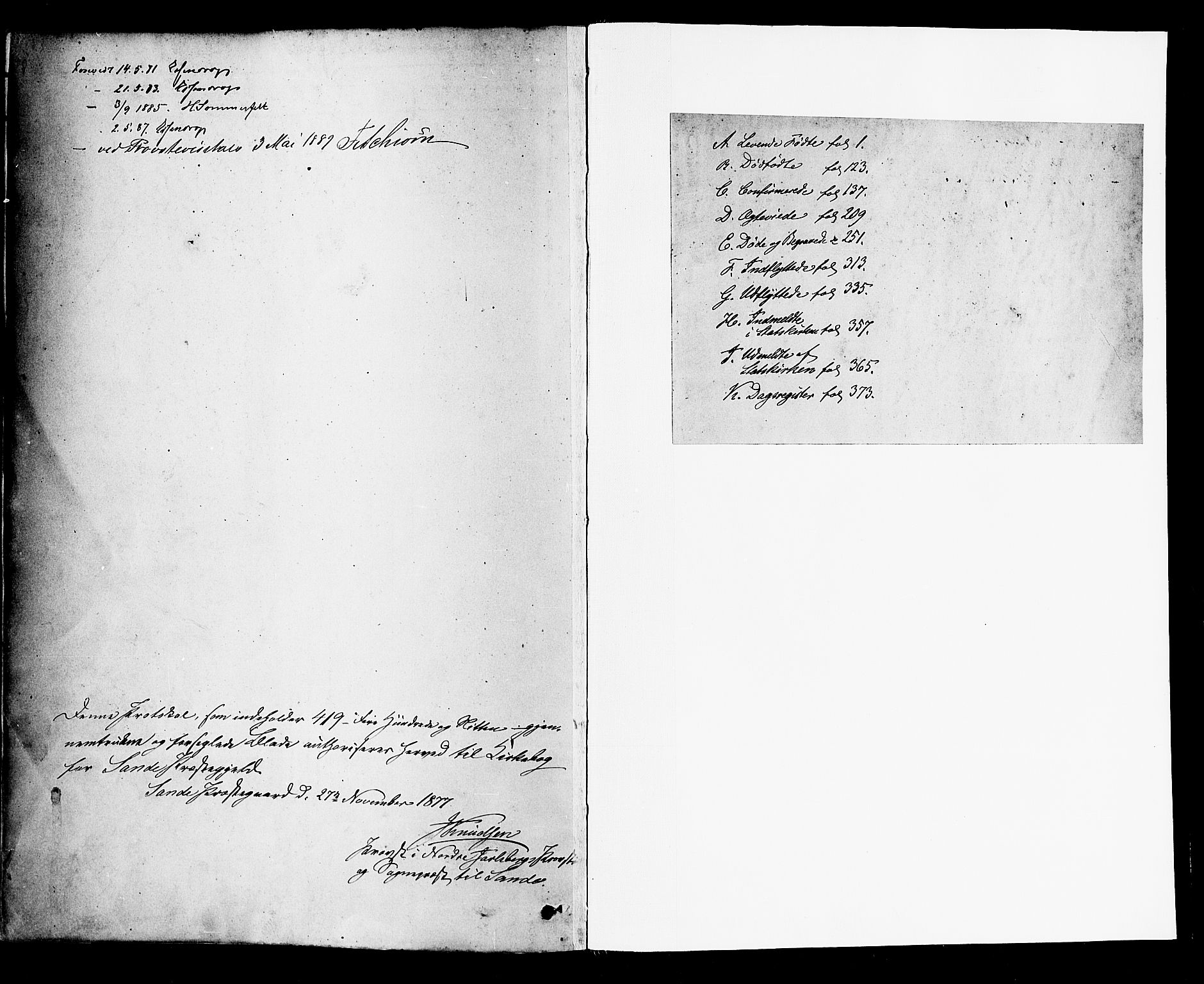 Sande Kirkebøker, SAKO/A-53/F/Fa/L0006: Parish register (official) no. 6, 1878-1888