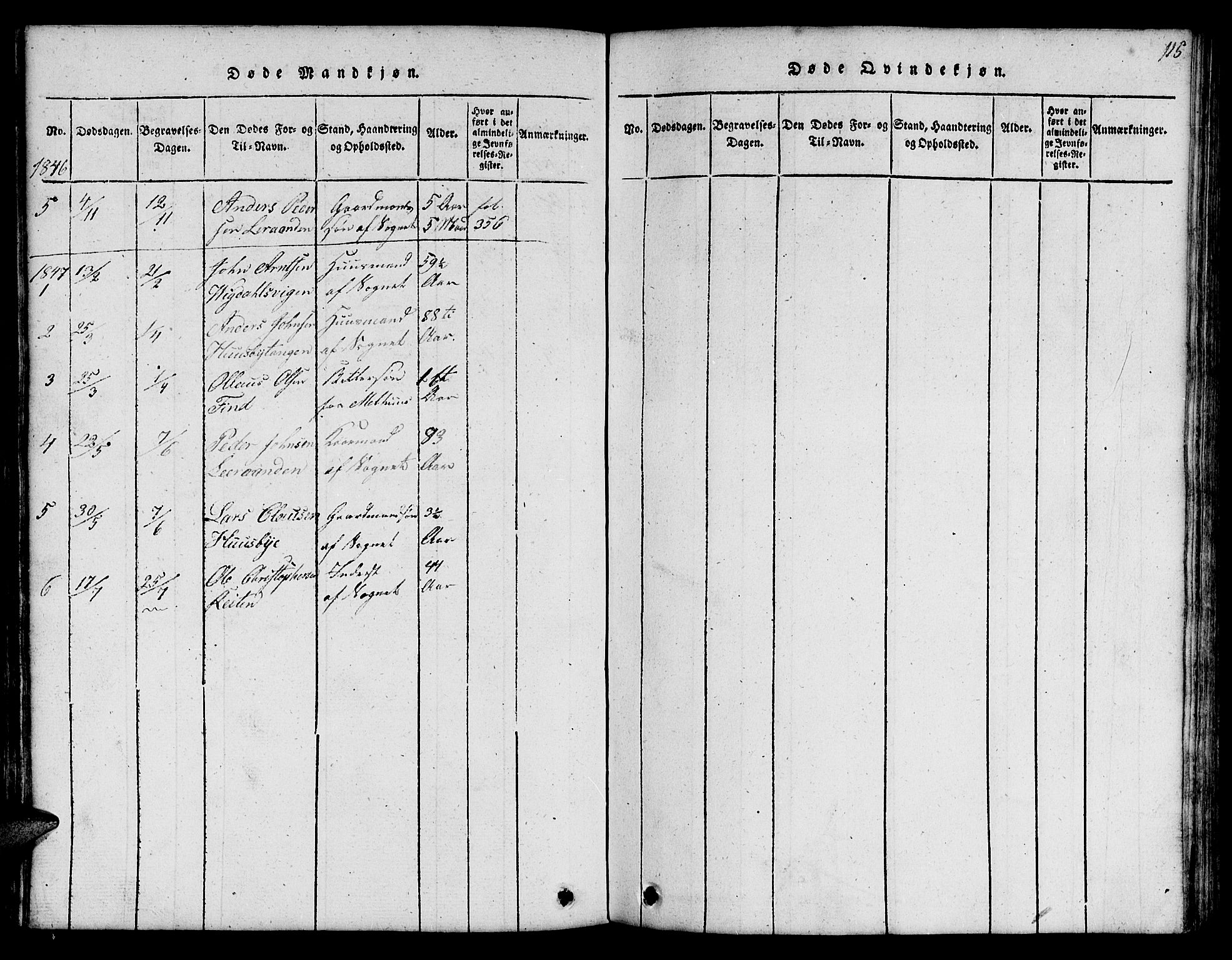 Ministerialprotokoller, klokkerbøker og fødselsregistre - Sør-Trøndelag, SAT/A-1456/666/L0788: Parish register (copy) no. 666C01, 1816-1847, p. 115