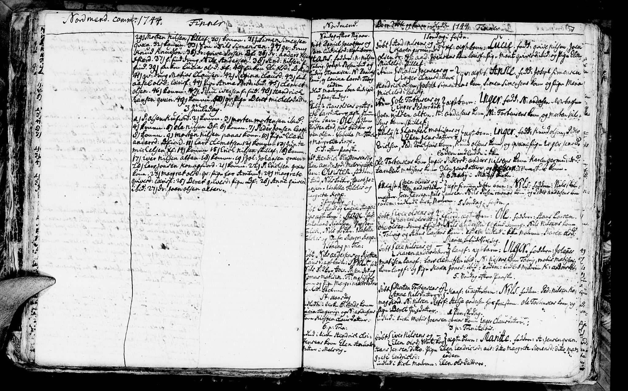 Talvik sokneprestkontor, SATØ/S-1337/H/Ha/L0003kirke: Parish register (official) no. 3, 1735-1752, p. 57