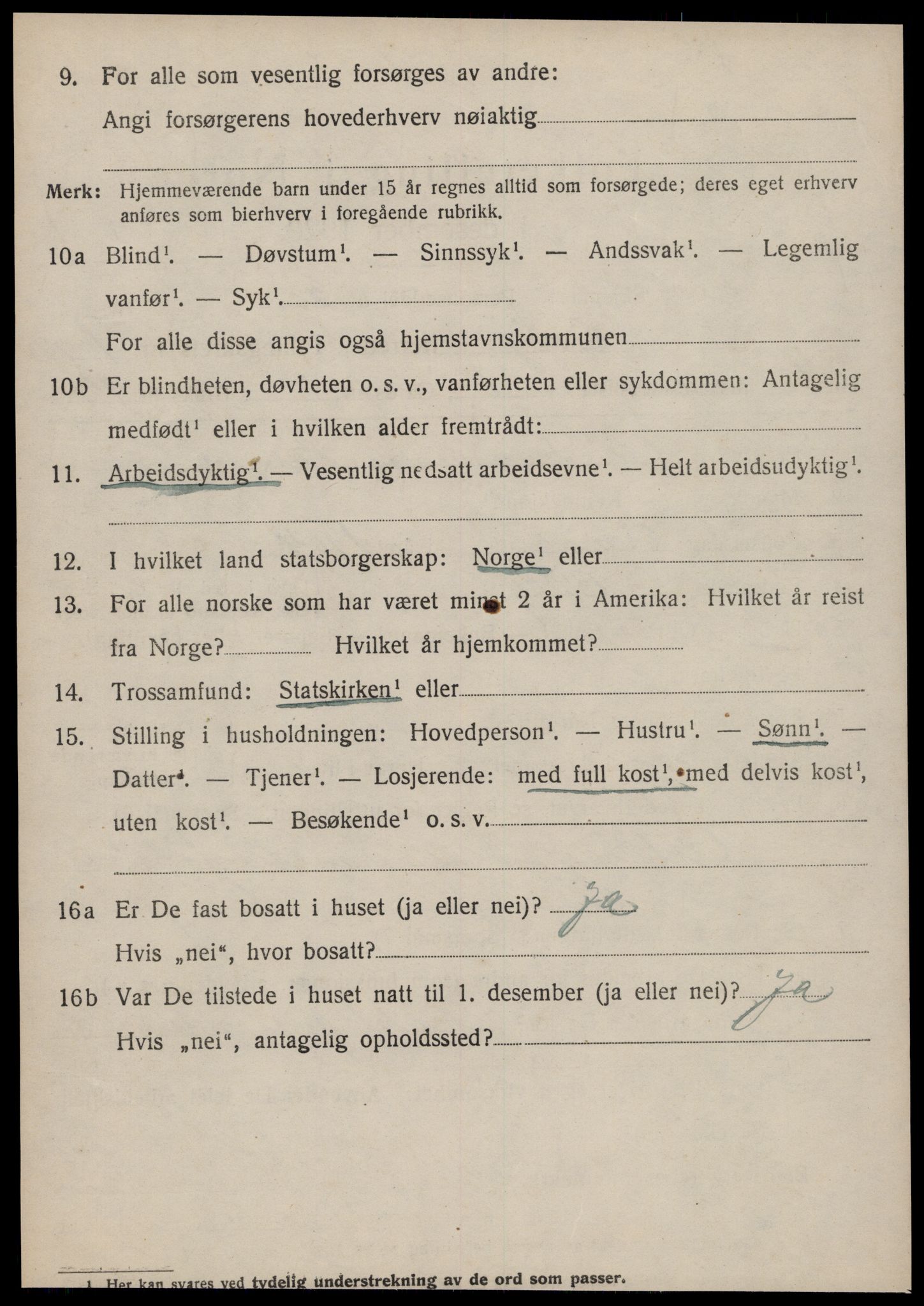 SAT, 1920 census for Edøy, 1920, p. 677