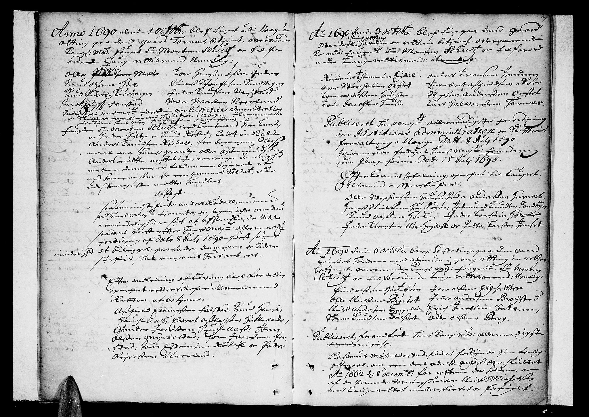 Romsdal sorenskriveri, SAT/A-4149/1/1/1A/L0002: Tingbok, 1690-1693, p. 6b-7a