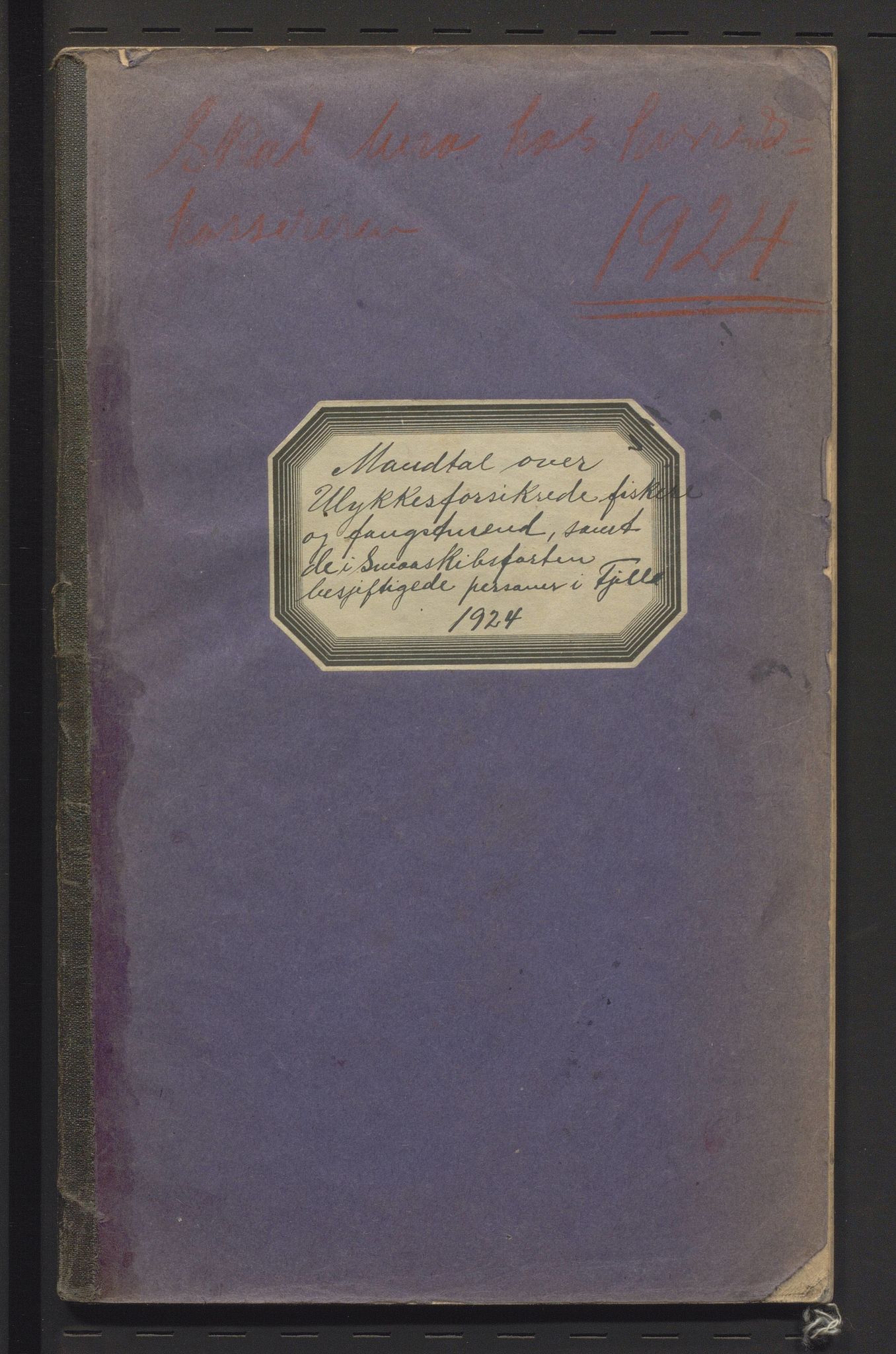 Fjell kommune. Fiskarmanntalsnemnda, IKAH/1246-352/F/Fa/L0001/0003: Fiskarmanntal / Fiskarmanntal, 1924