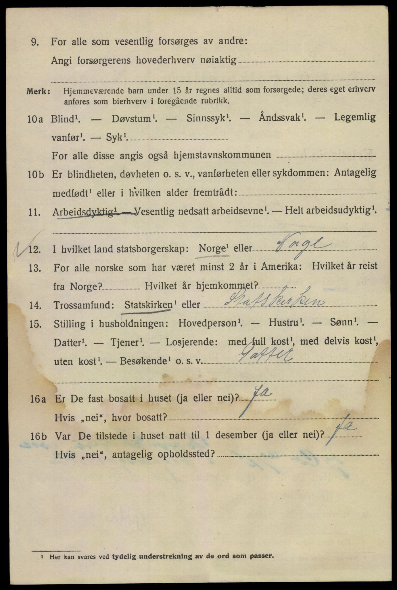 SAO, 1920 census for Kristiania, 1920, p. 223814