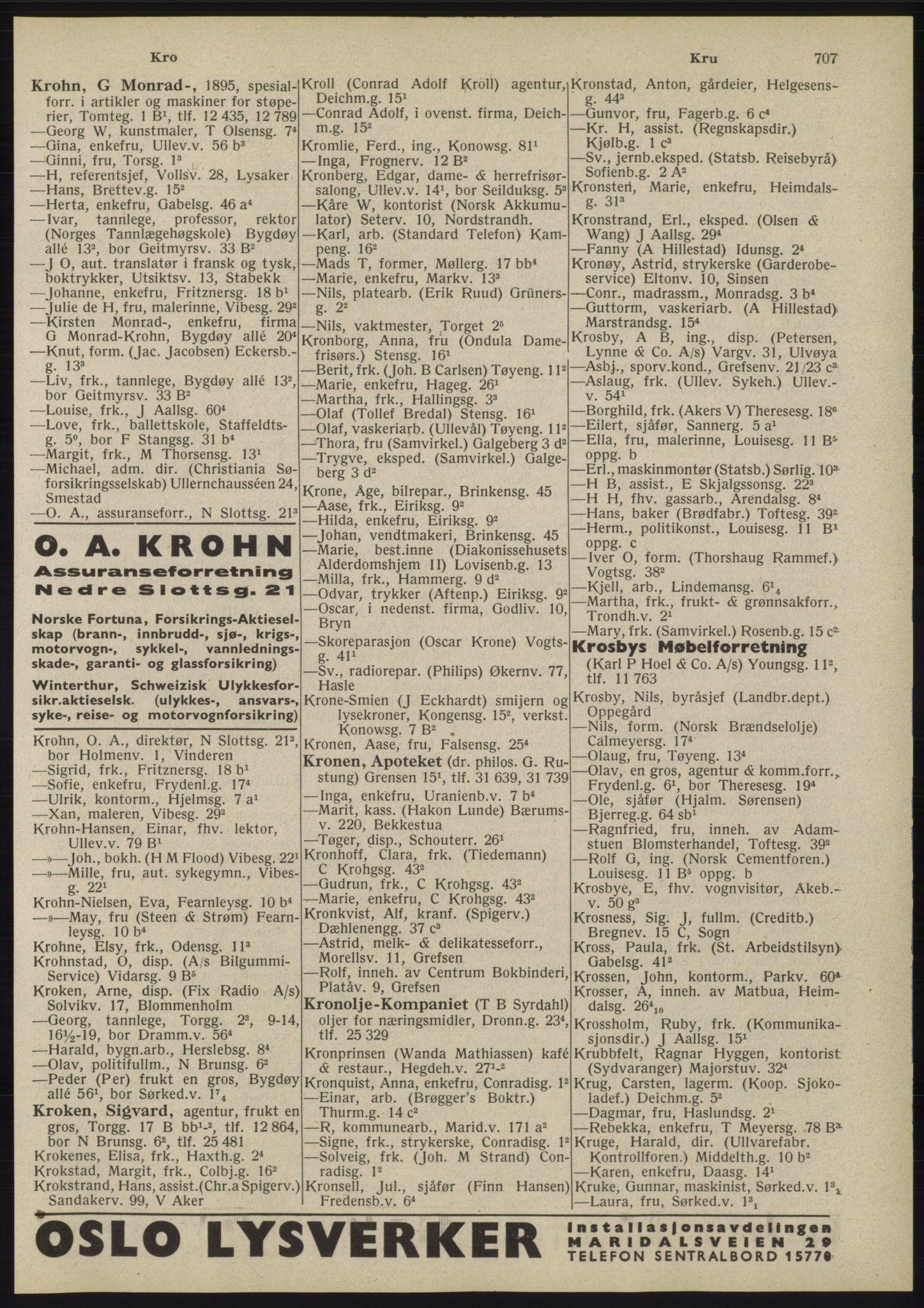 Kristiania/Oslo adressebok, PUBL/-, 1945, p. 703
