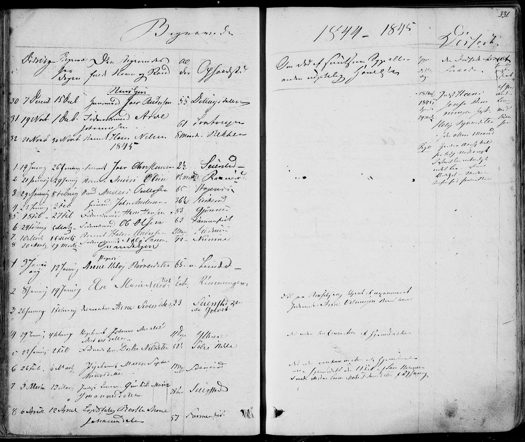 Hedrum kirkebøker, AV/SAKO-A-344/F/Fa/L0005: Parish register (official) no. I 5, 1835-1848, p. 331