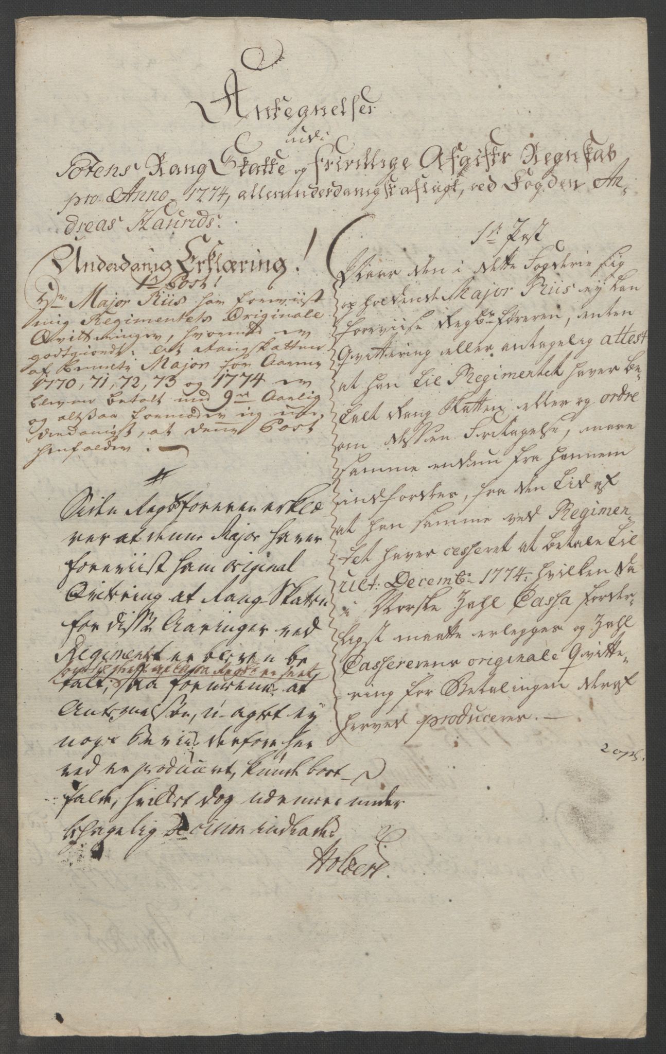 Rentekammeret inntil 1814, Reviderte regnskaper, Fogderegnskap, AV/RA-EA-4092/R19/L1399: Fogderegnskap Toten, Hadeland og Vardal, 1762-1783, p. 362