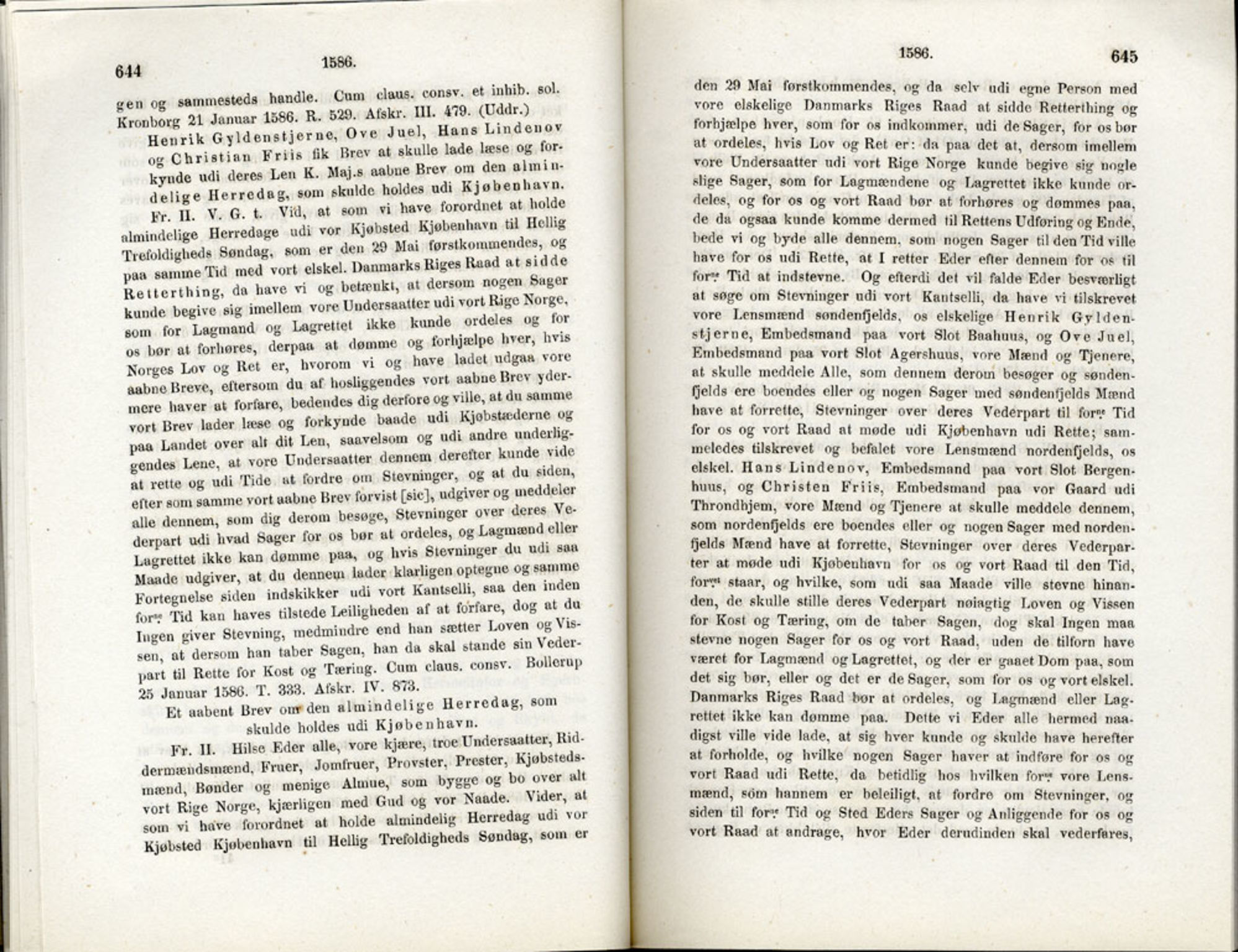 Publikasjoner utgitt av Det Norske Historiske Kildeskriftfond, PUBL/-/-/-: Norske Rigs-Registranter, bind 2, 1572-1588, p. 644-645