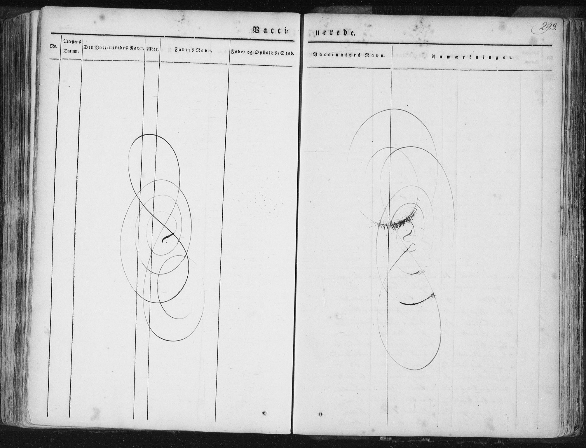 Hamre sokneprestembete, AV/SAB-A-75501/H/Ha/Haa/Haaa/L0012: Parish register (official) no. A 12, 1834-1845, p. 293