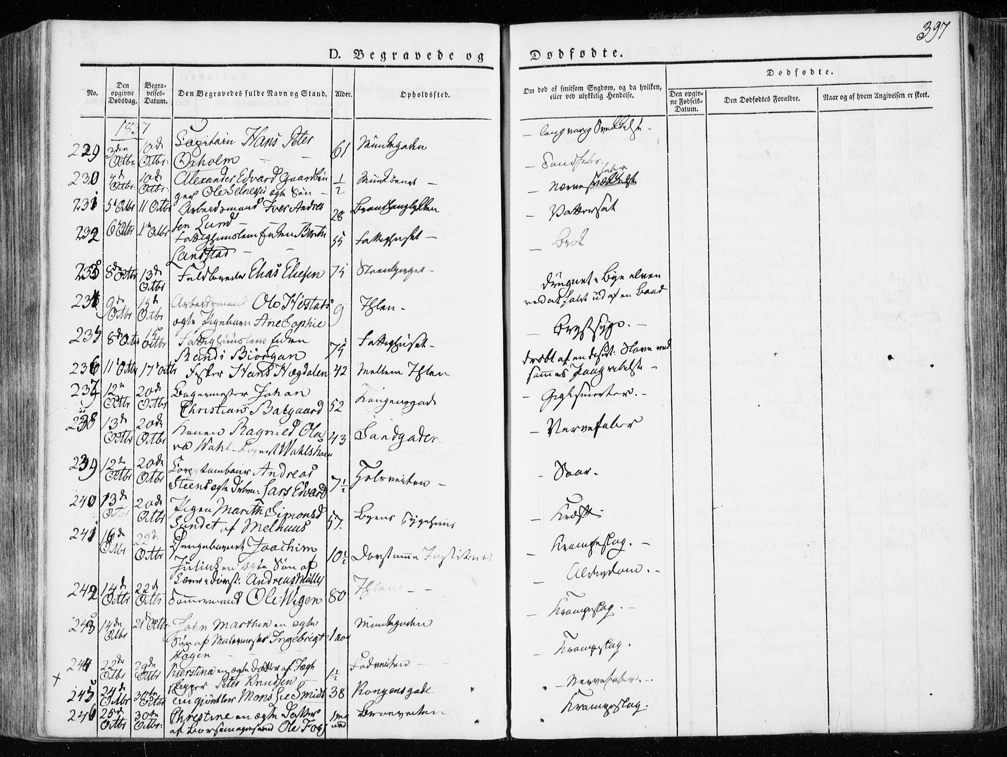 Ministerialprotokoller, klokkerbøker og fødselsregistre - Sør-Trøndelag, AV/SAT-A-1456/601/L0047: Parish register (official) no. 601A15, 1831-1839, p. 397