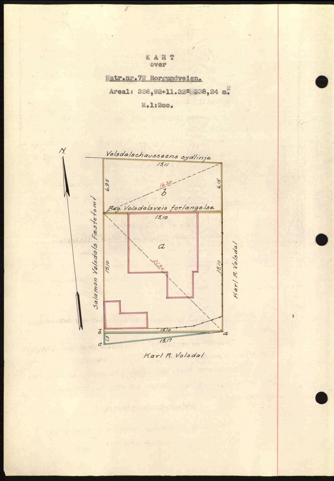 Ålesund byfogd, AV/SAT-A-4384: Mortgage book no. 34 I, 1936-1938, Diary no: : 175/1937