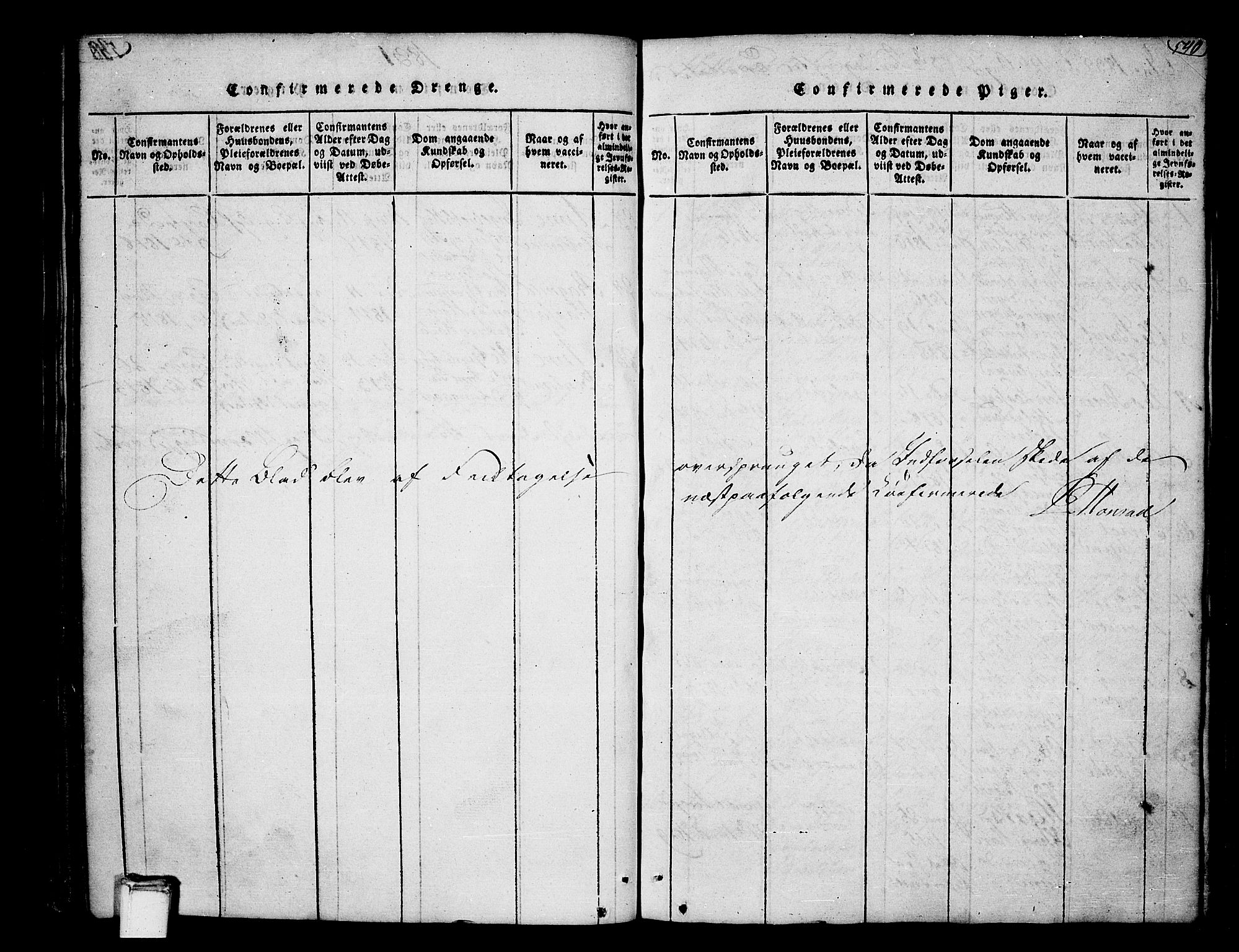 Heddal kirkebøker, SAKO/A-268/F/Fa/L0005: Parish register (official) no. I 5, 1814-1837, p. 539-540