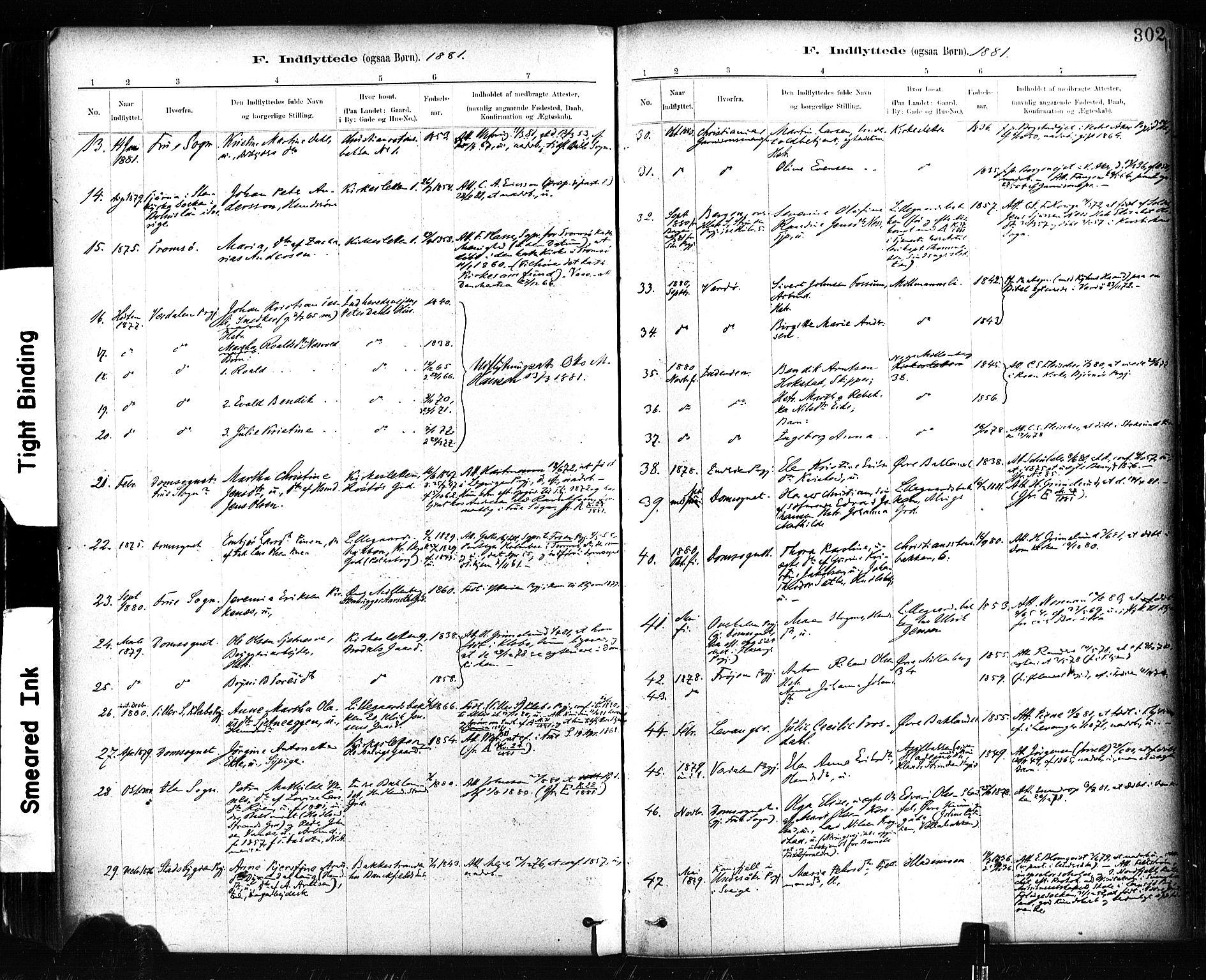 Ministerialprotokoller, klokkerbøker og fødselsregistre - Sør-Trøndelag, SAT/A-1456/604/L0189: Parish register (official) no. 604A10, 1878-1892, p. 302